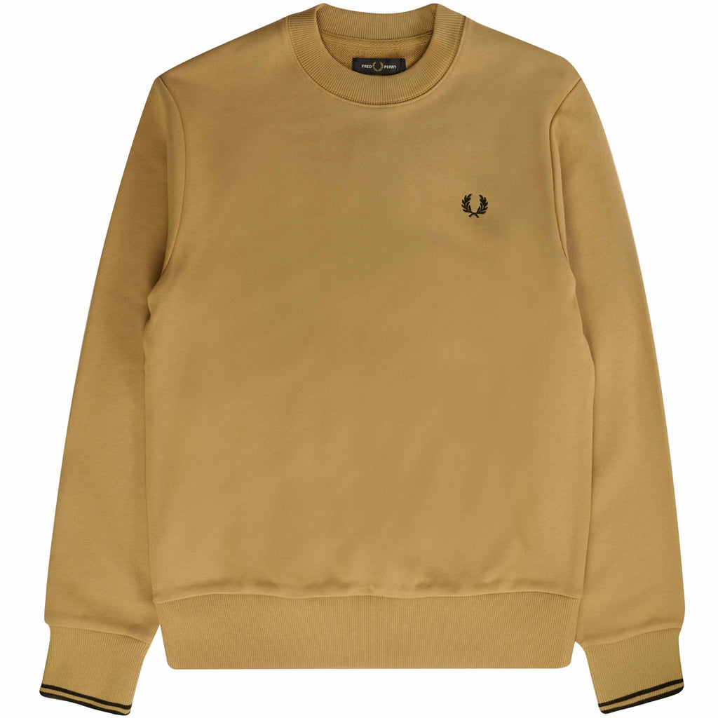 Fred Perry Crew Neck Sweatshirt - Desert