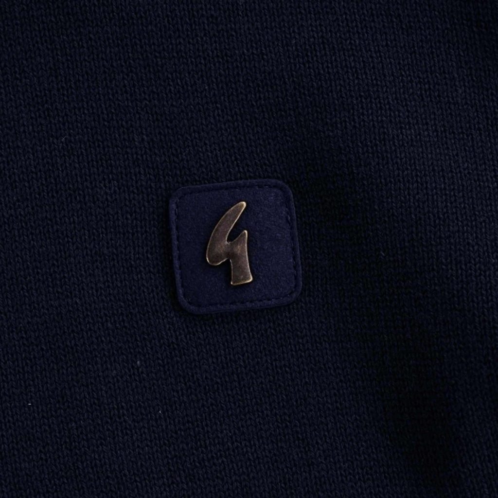 Lineker Long Sleeve Polo Shirt - Navy