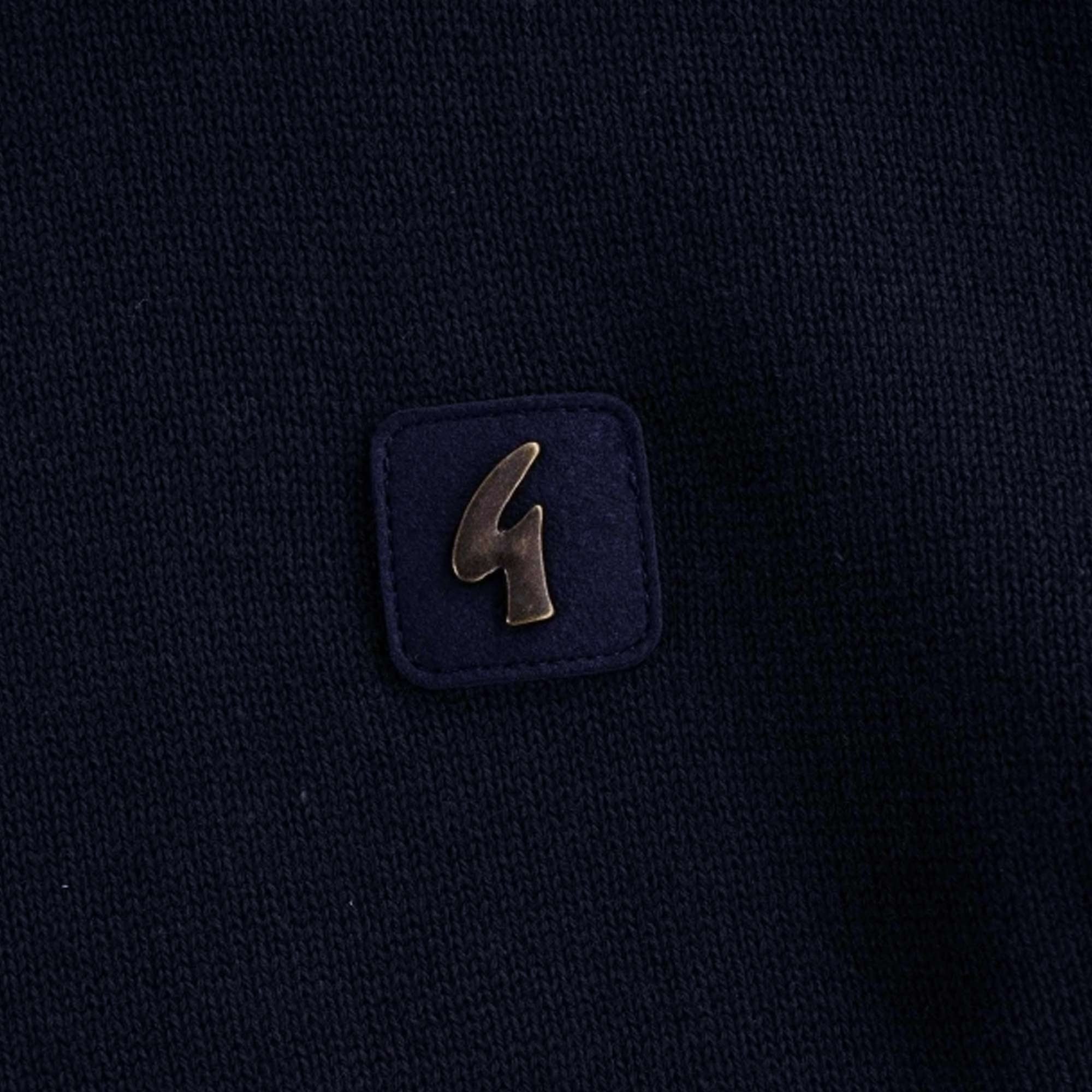 Lineker Long Sleeve Polo Shirt - Navy