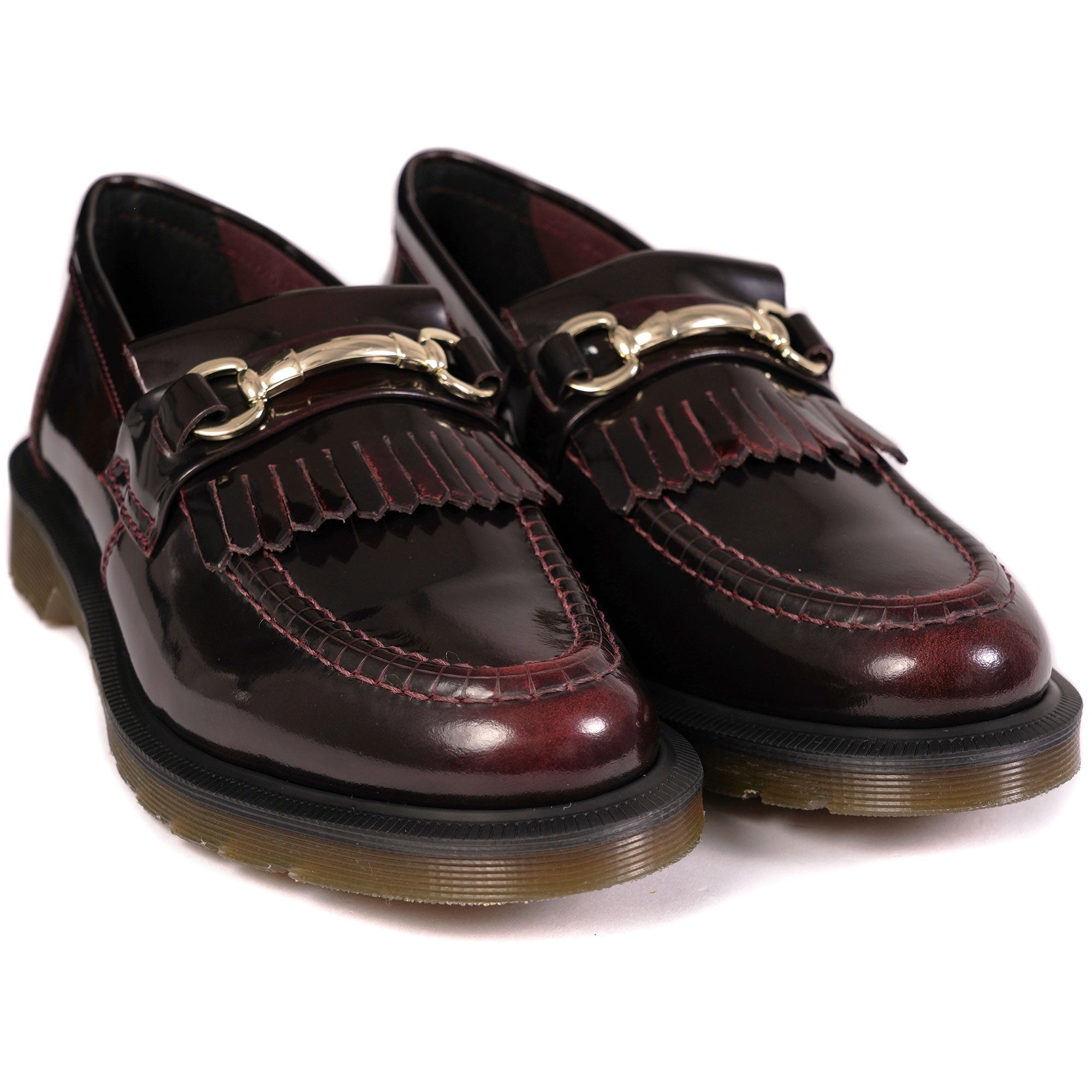 Dr. Martens Made In England Adrian Snaffle - Cherry Red – Stuarts