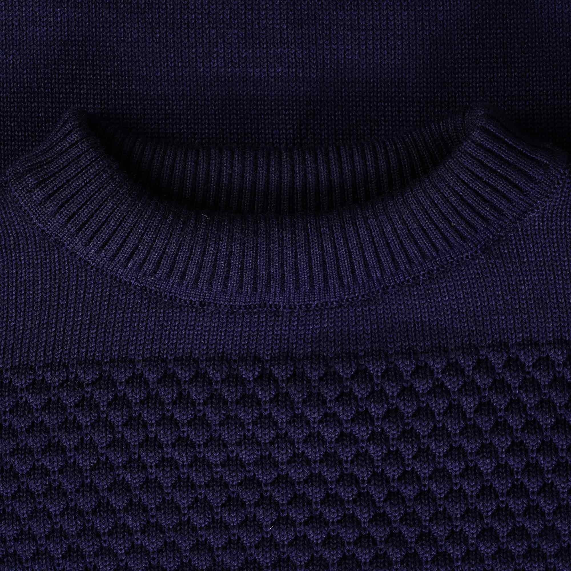 S.N.S Herning Fisherman Crew Neck - Deep Ocean Blue