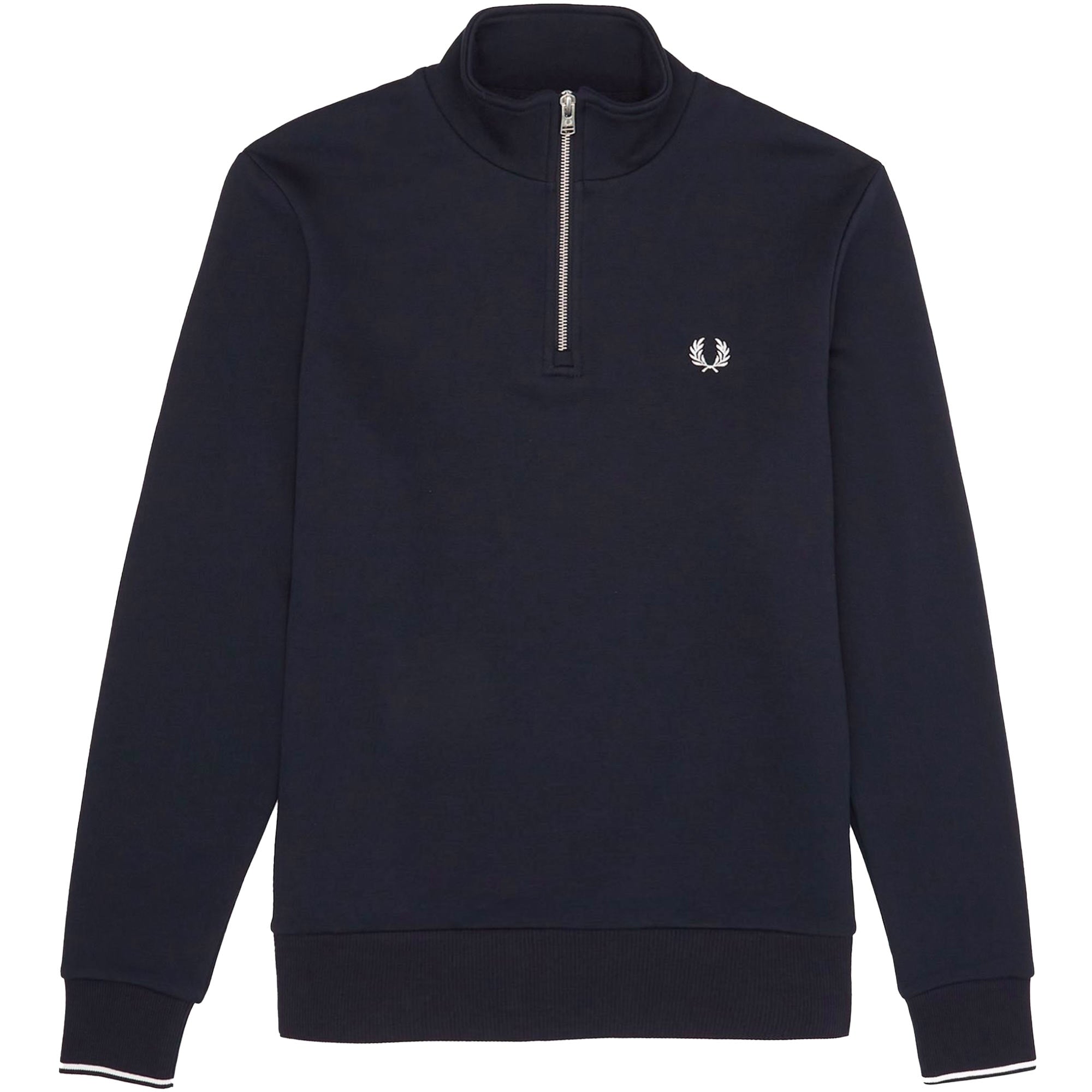 Fred Perry Half Zip Sweatshirt - Navy