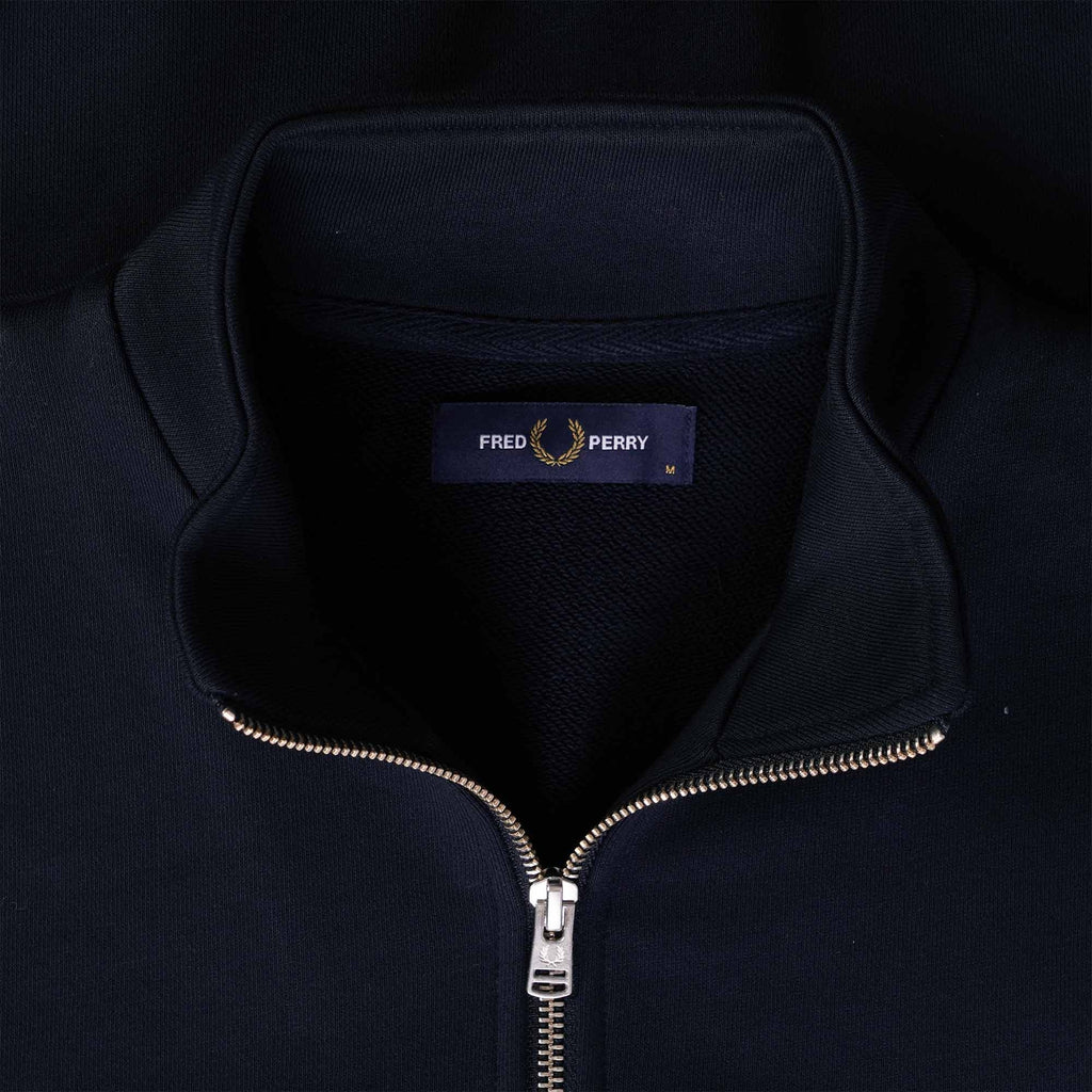 Fred Perry Half Zip Sweatshirt - Navy