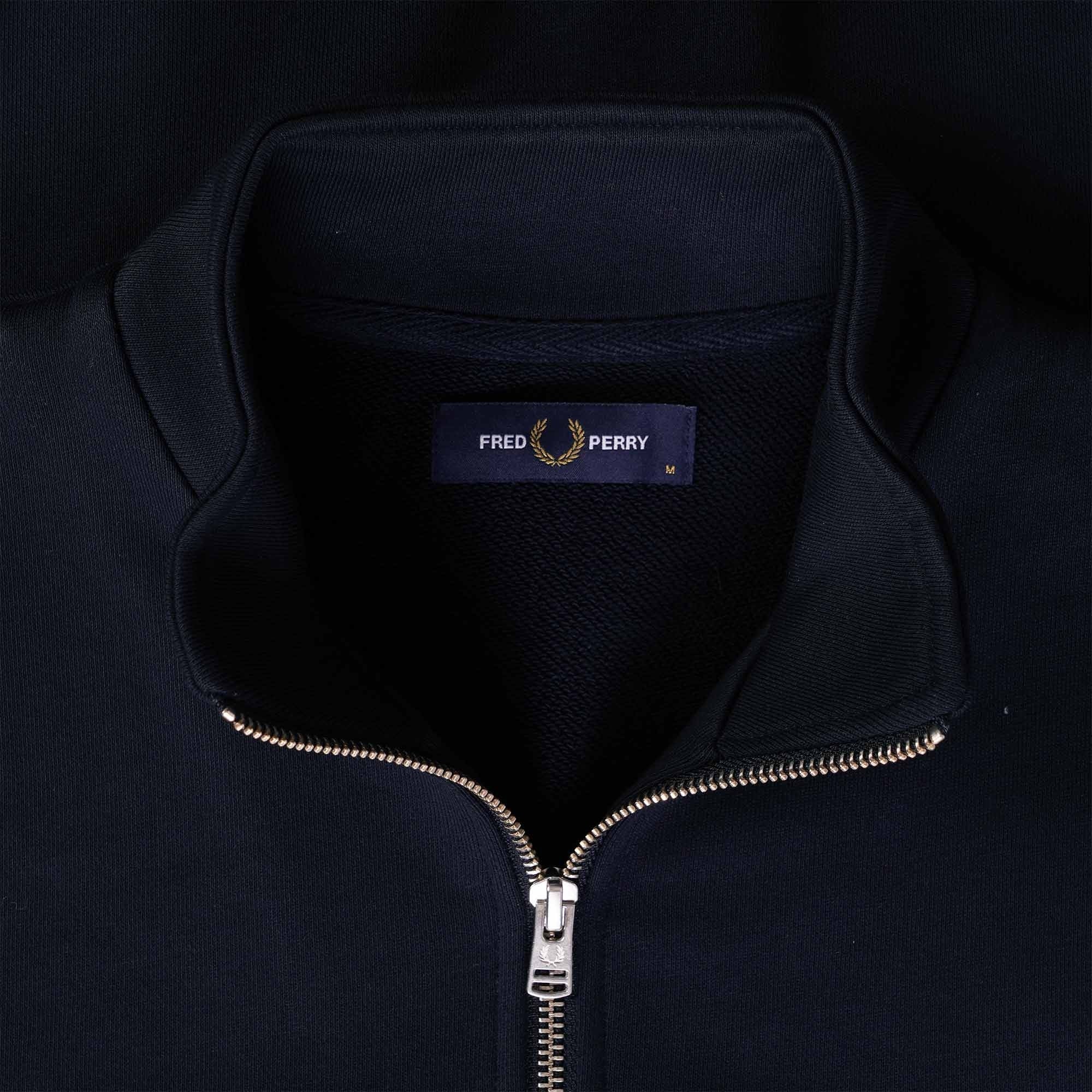 Fred Perry Half Zip Sweatshirt - Navy