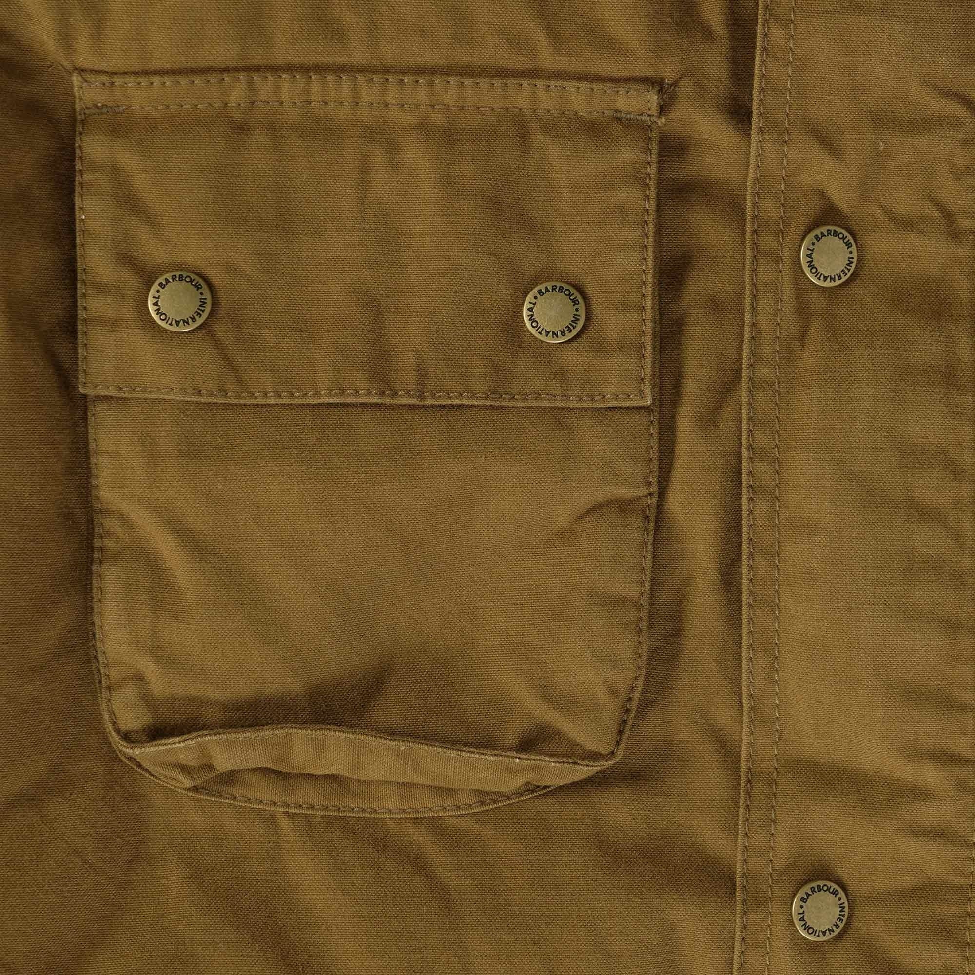 Barbour International Winter Grid A7 Grid Casual Jacket - Breen