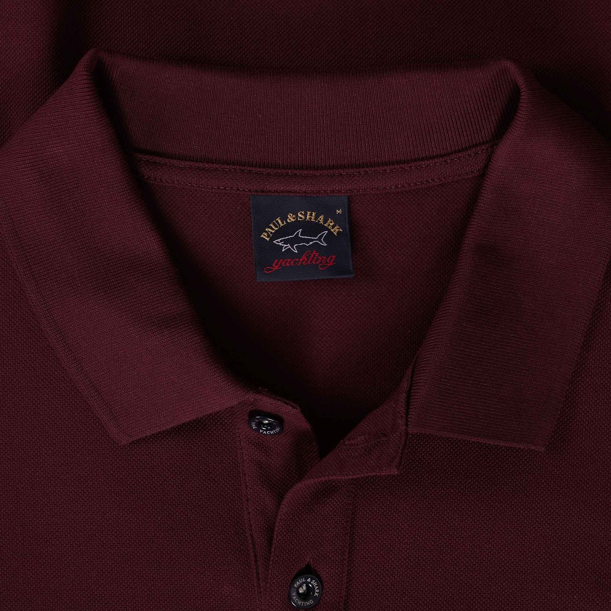 Short Sleeve Polo Shirt - Burgundy