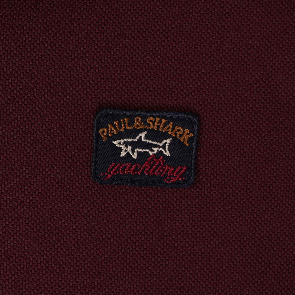 Short Sleeve Polo Shirt - Burgundy