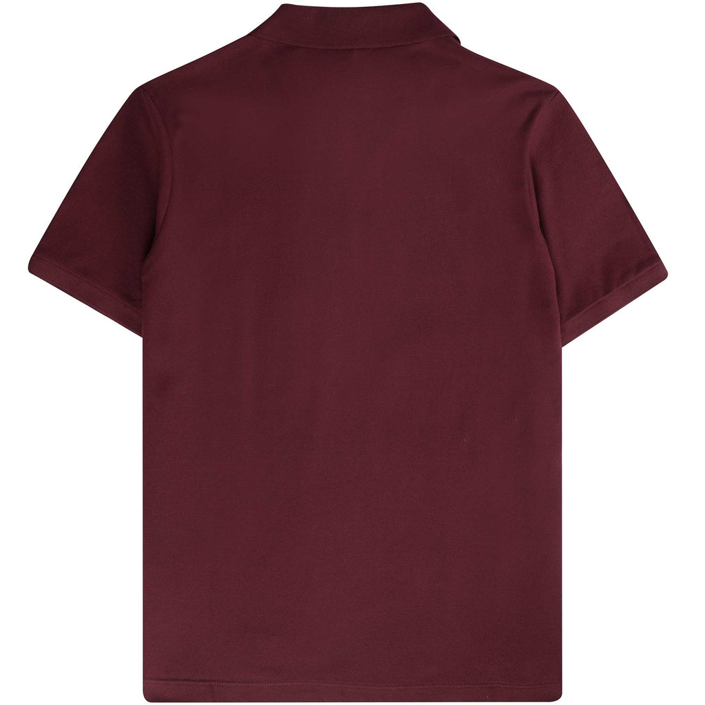 Short Sleeve Polo Shirt - Burgundy