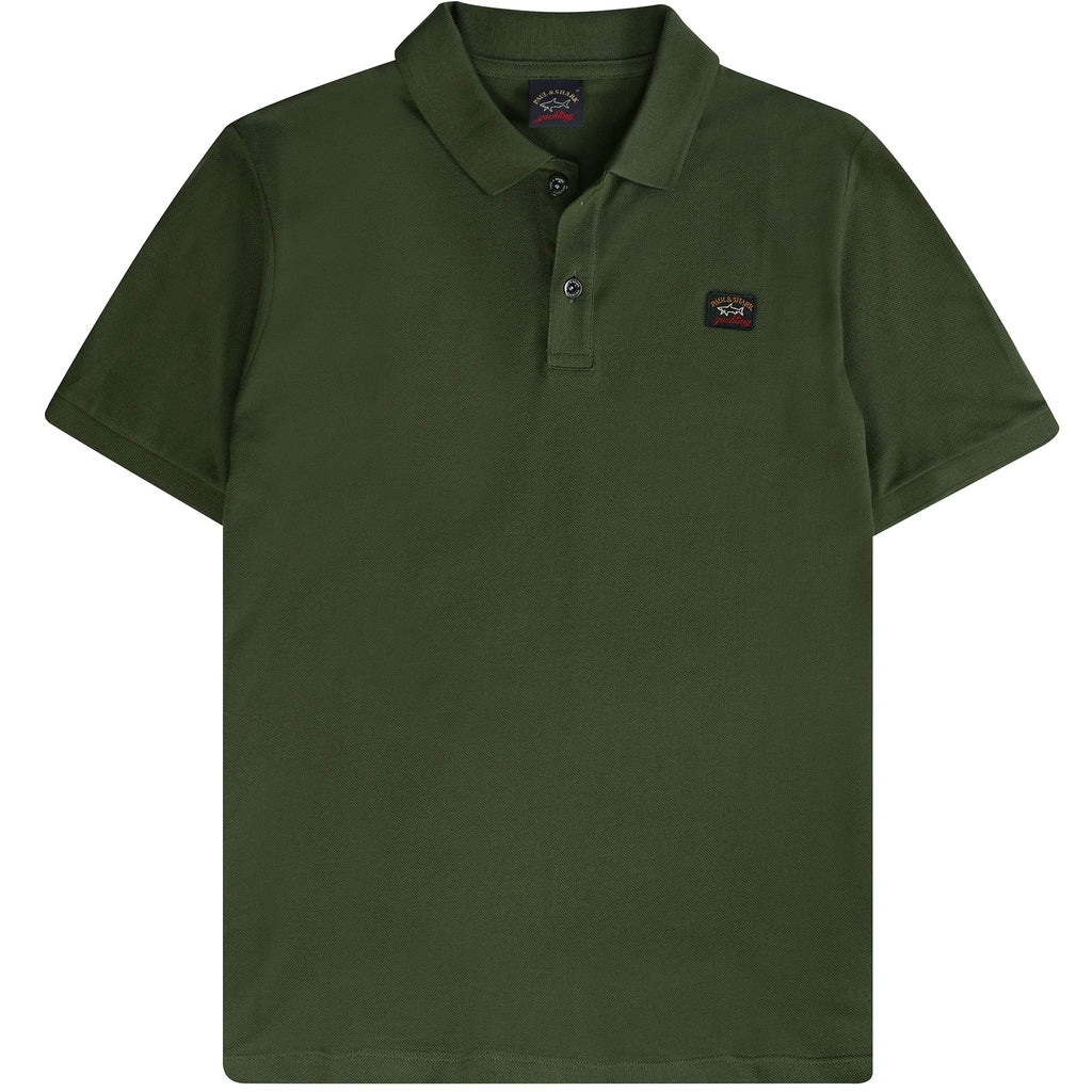 Paul and Shark Short Sleeve Polo Shirt - Khaki