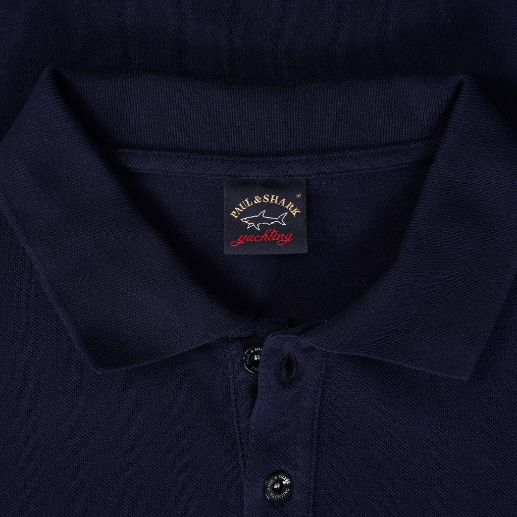 Paul and Shark Short Sleeve Polo Shirt - Navy Blue
