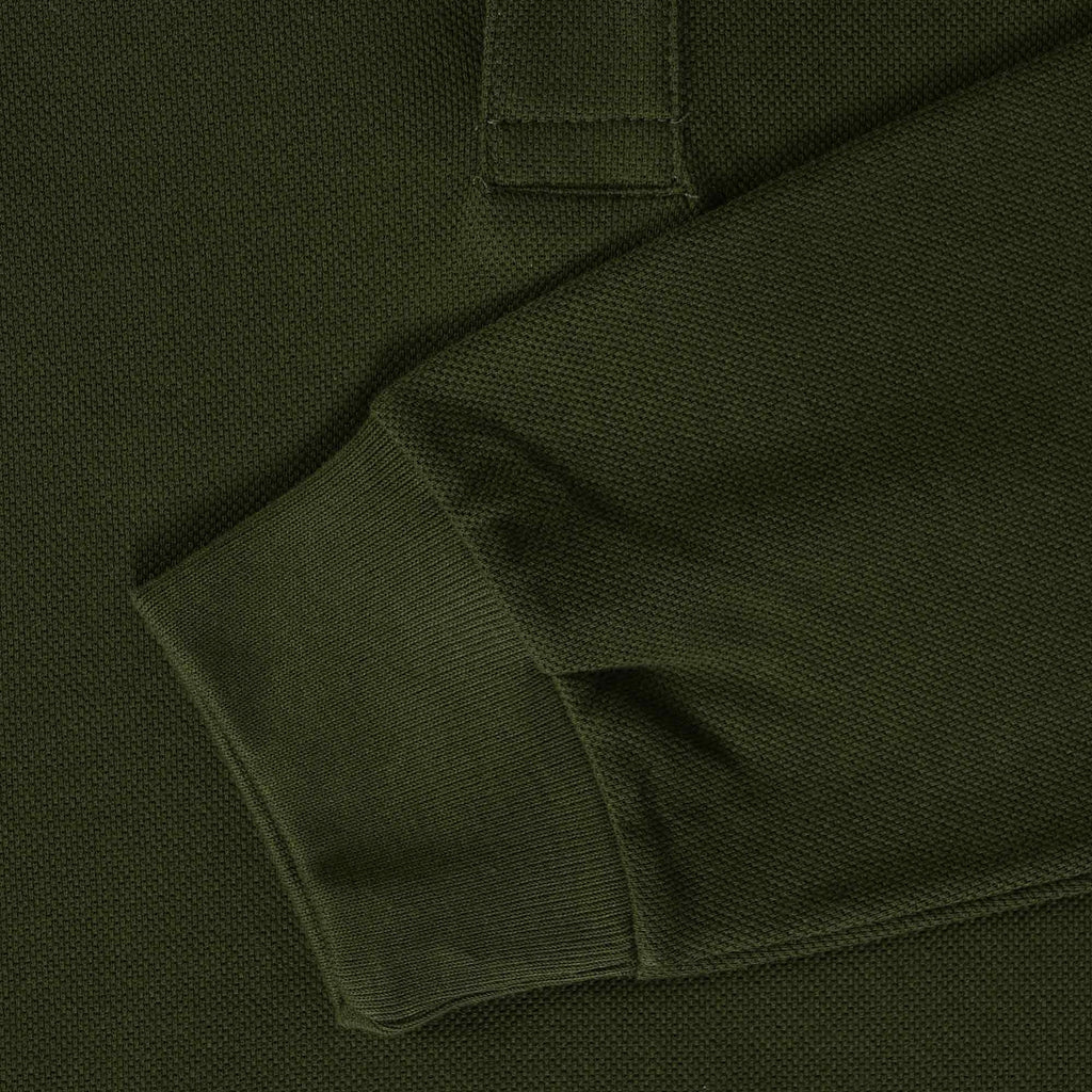 Paul and Shark Long Sleeve Polo Shirt - Khaki