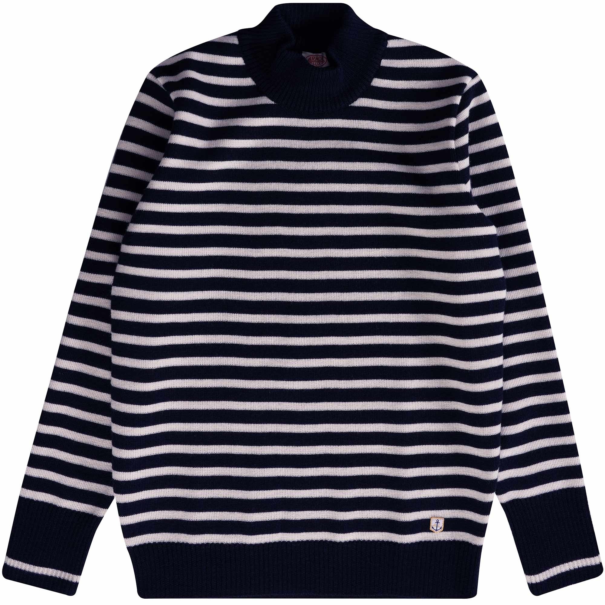 Armor Lux Heritage Wool Sweatshirt - Navy/Nature
