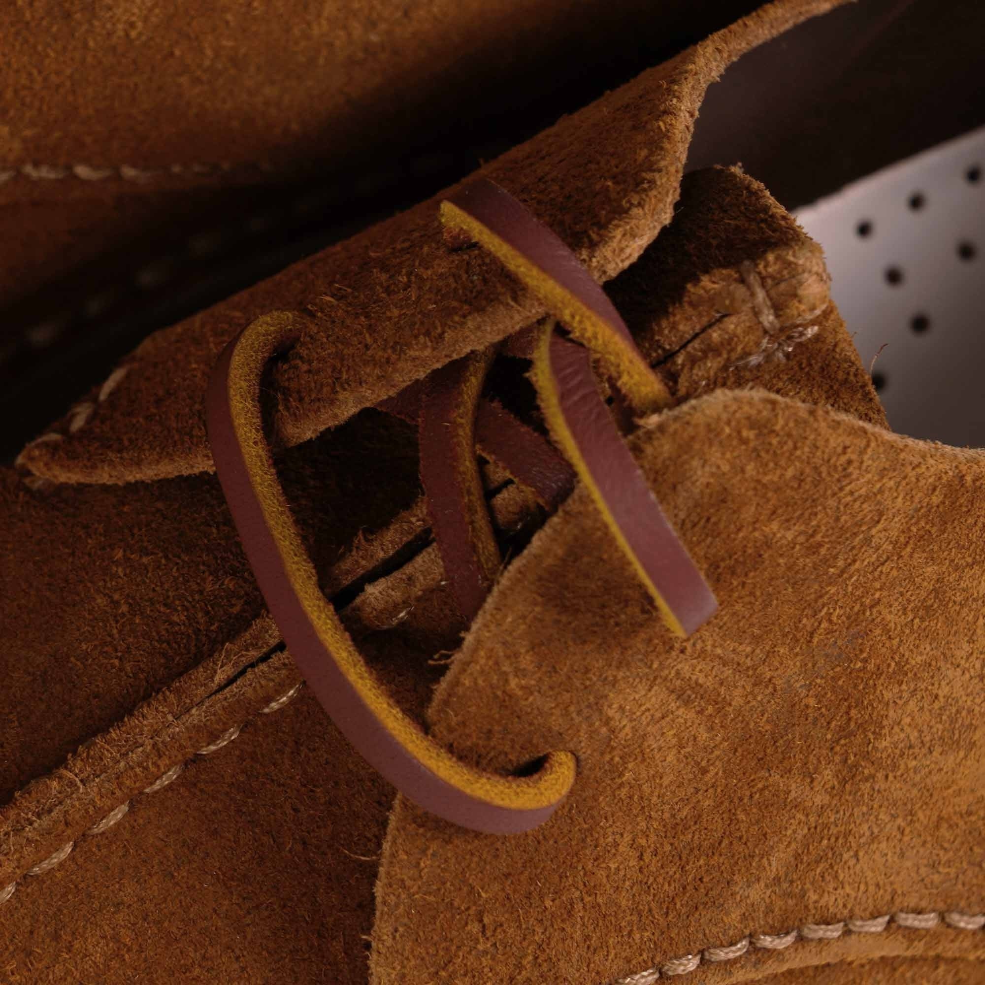 Yogi Caden Centre Seam Reverse Leather Shoe - Canary Yellow