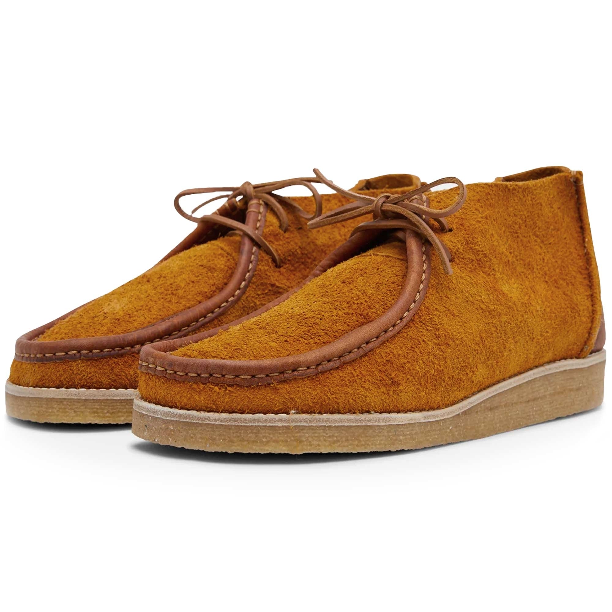 Yogi Torres Leather/Reverse Chukka Boot - Chestnut