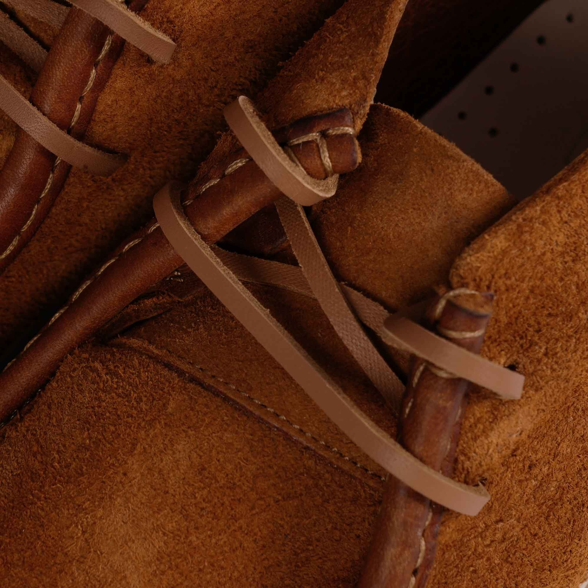 Yogi Torres Leather/Reverse Chukka Boot - Chestnut