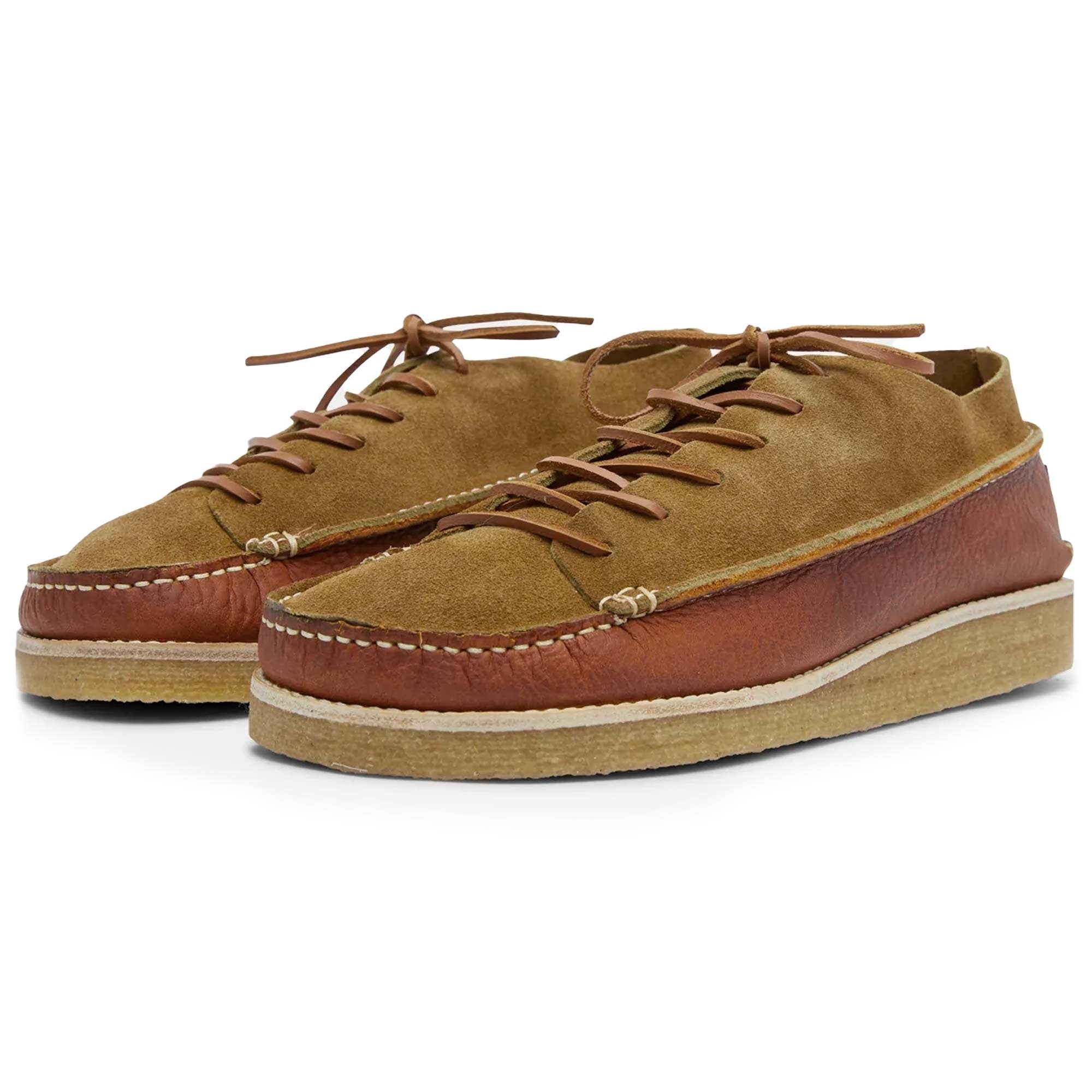 Yogi Finn Leather/Suede Lace Up Shoe - Chestnut