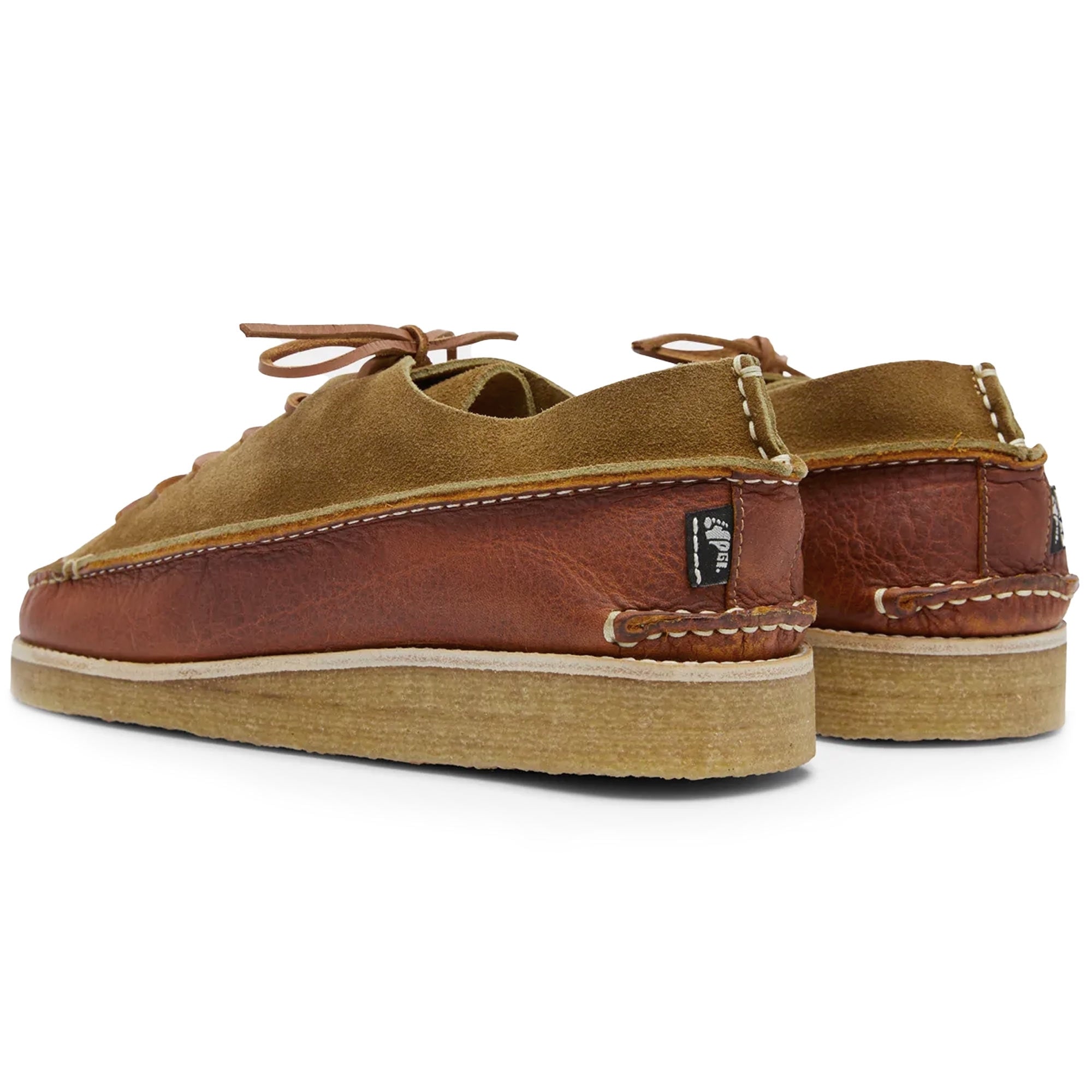 Yogi Finn Leather/Suede Lace Up Shoe - Chestnut
