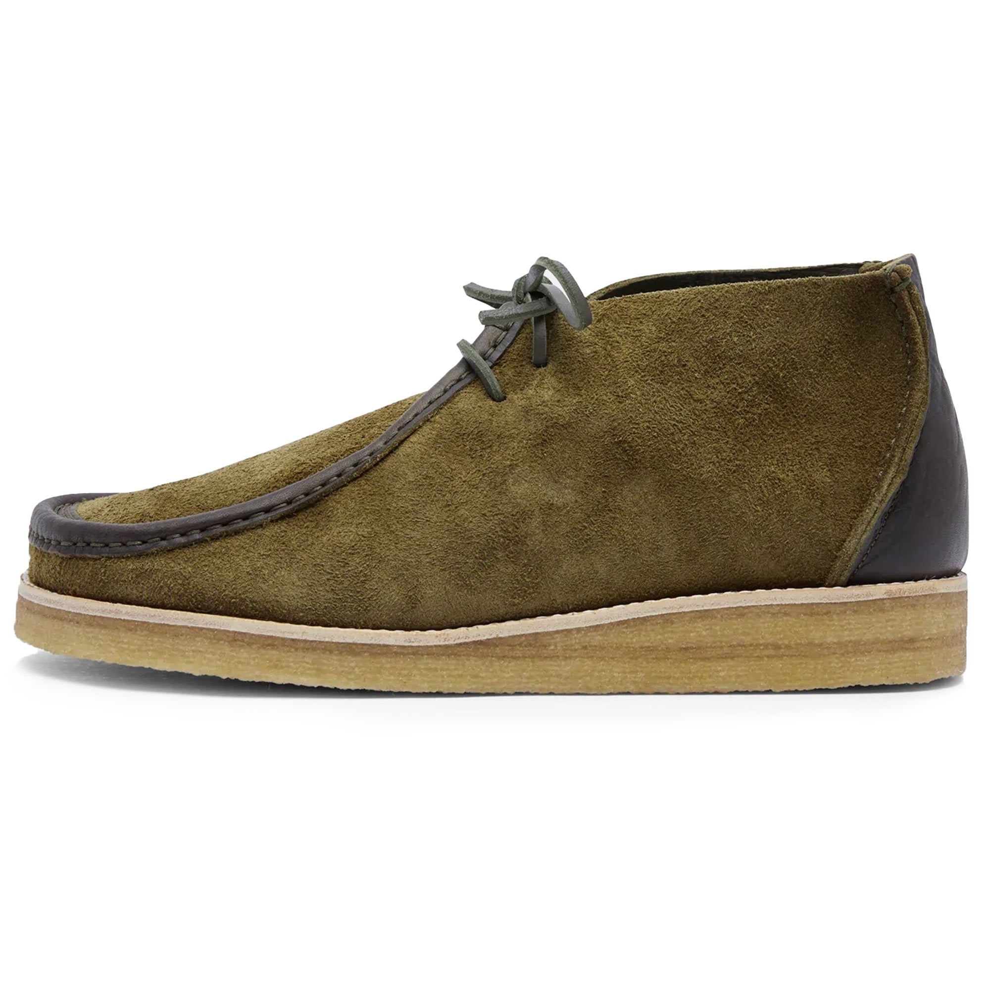 Yogi Torres Leather/Reverse Chukka Boot - Olive
