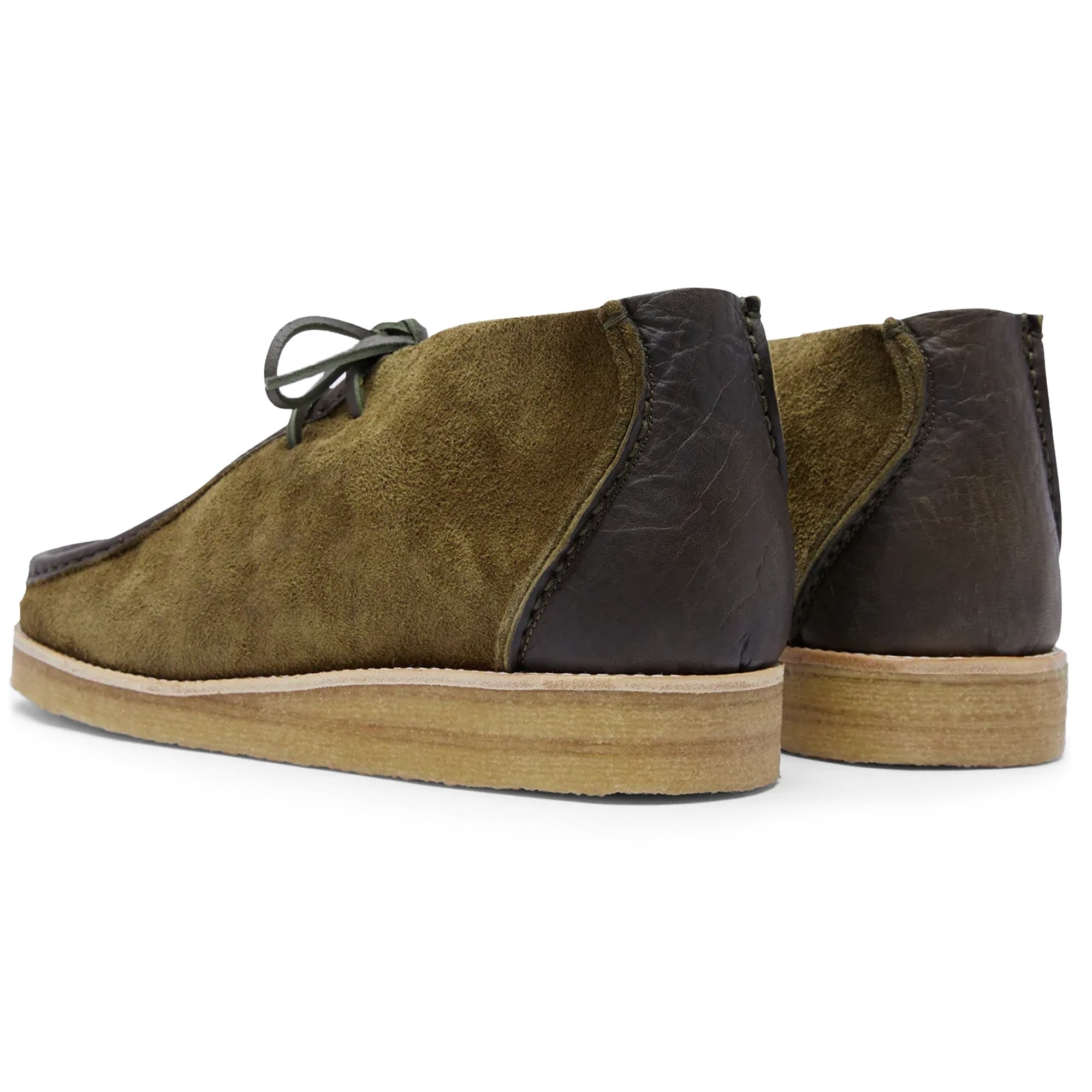 Yogi Torres Leather/Reverse Chukka Boot - Olive