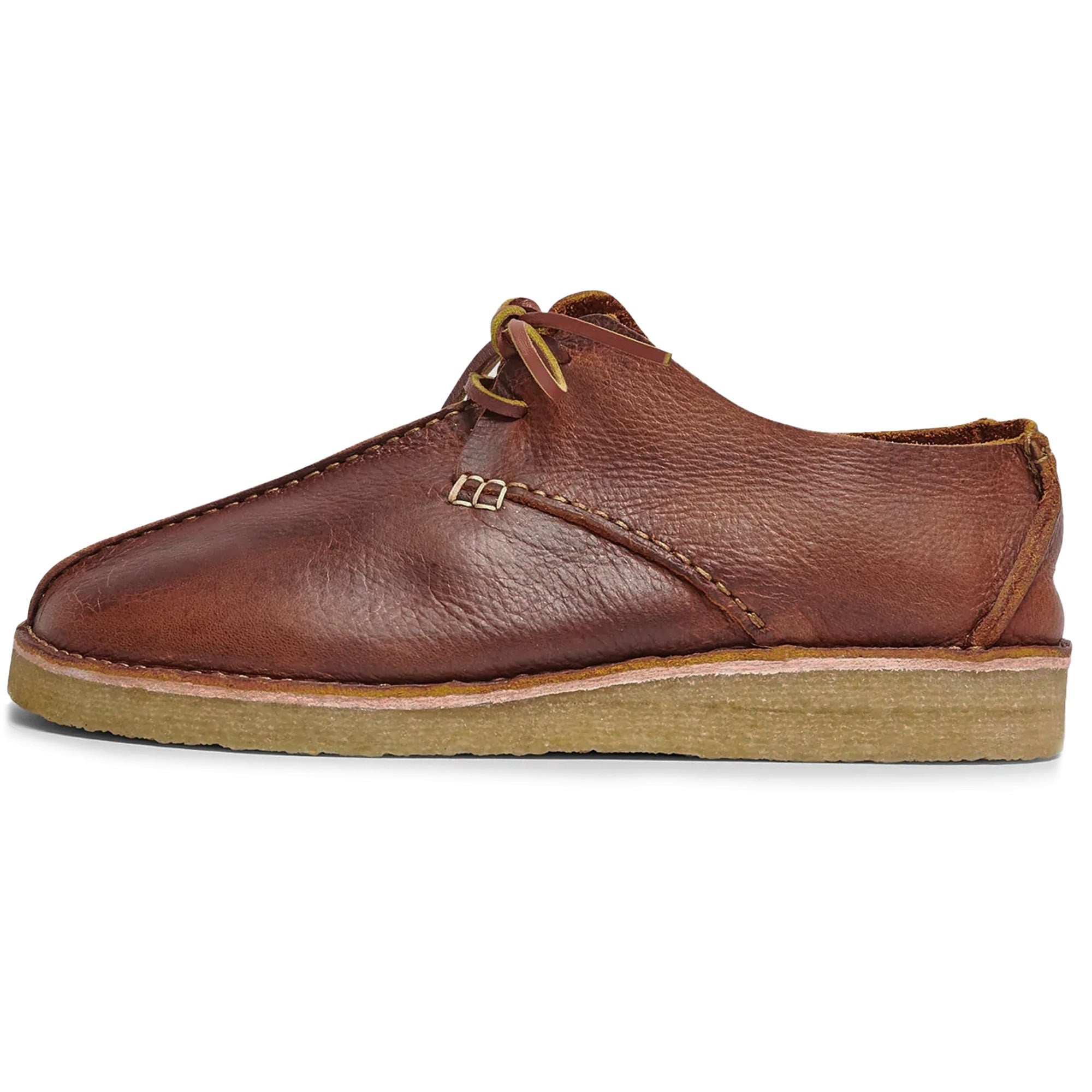 Yogi Caden Centre Seam Leather Shoe - Chestnut
