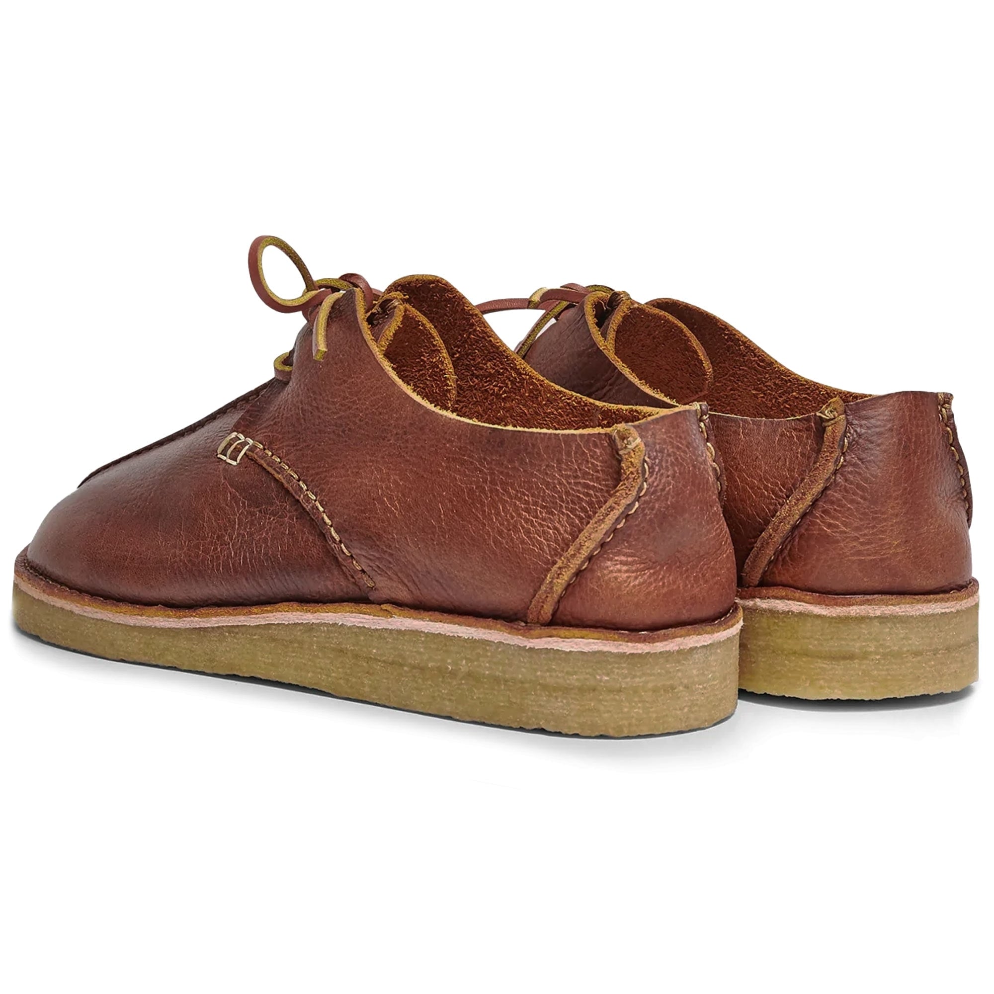 Yogi Caden Centre Seam Leather Shoe - Chestnut