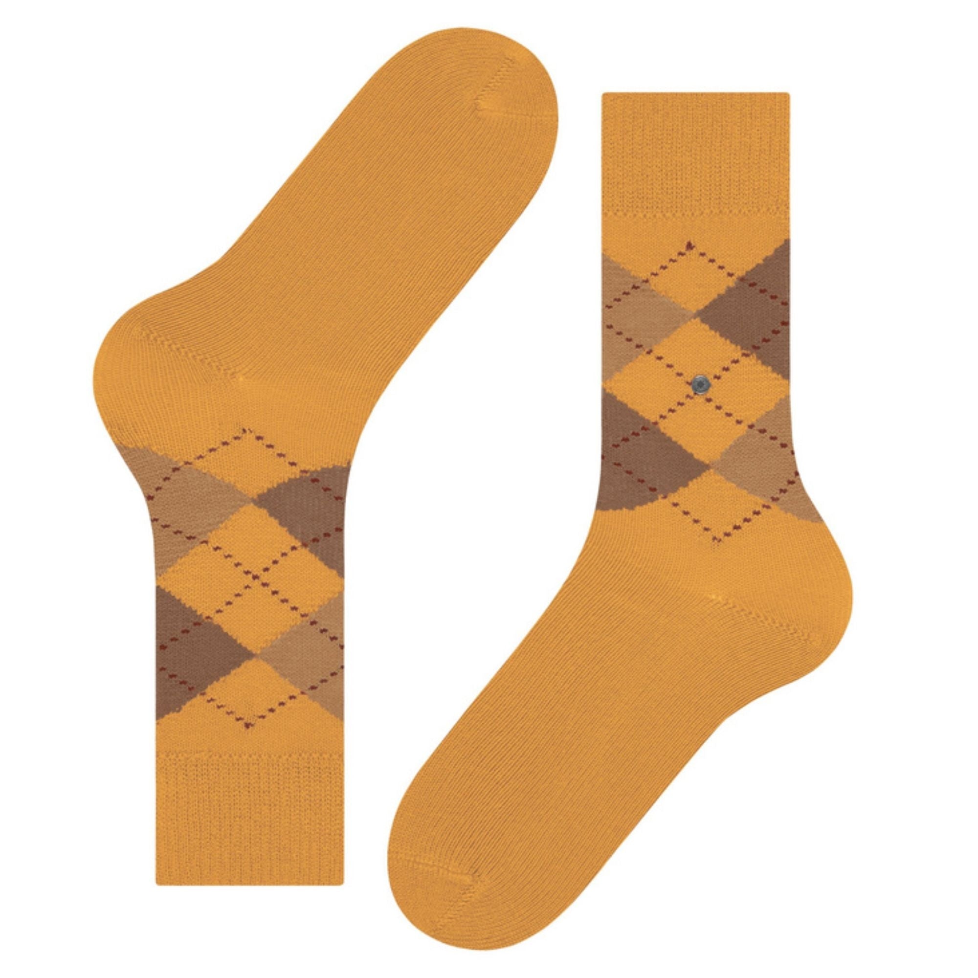 Burlington Socks Preston Men Socks - Yellow Mix