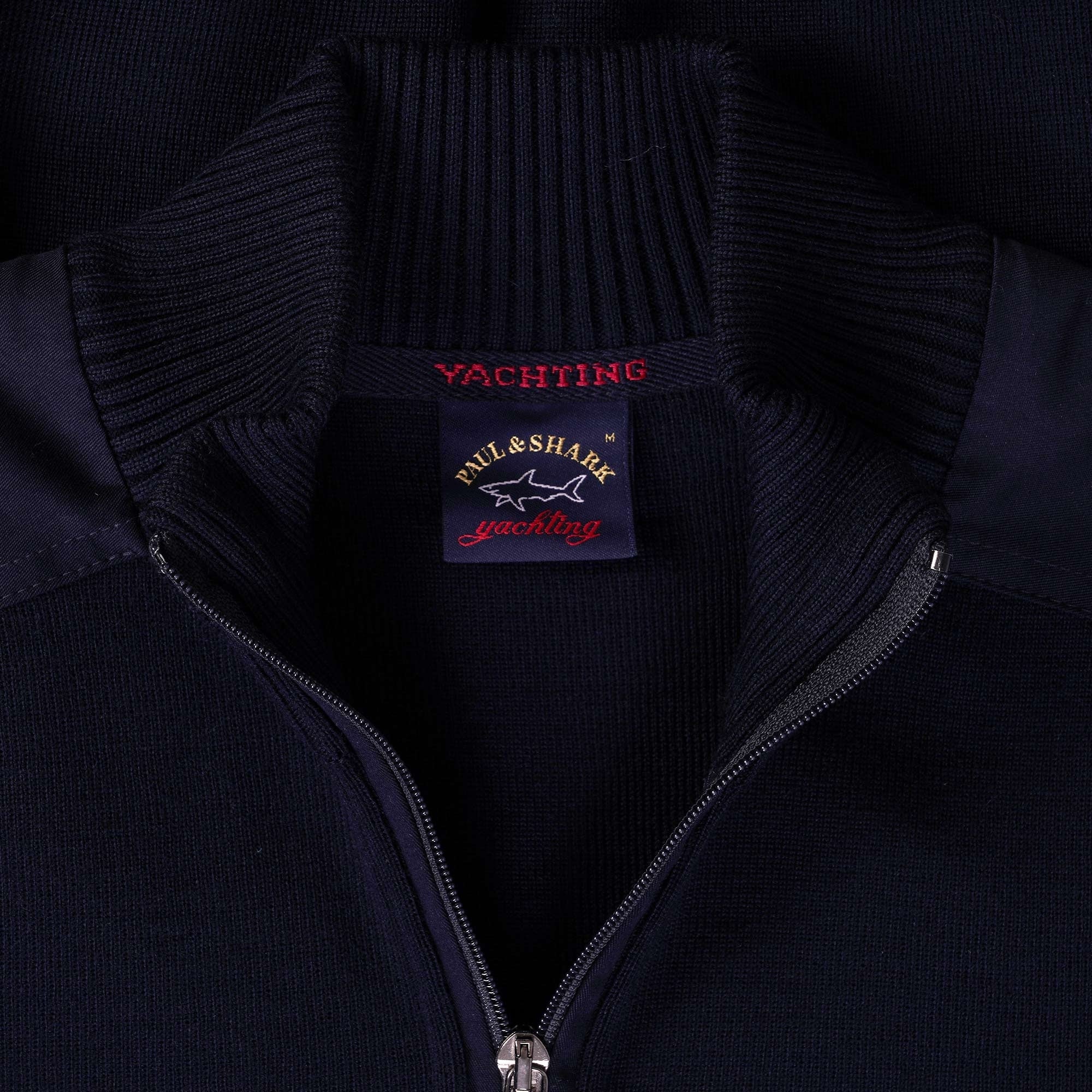 1/2 Zip Neck Sweater - Blue