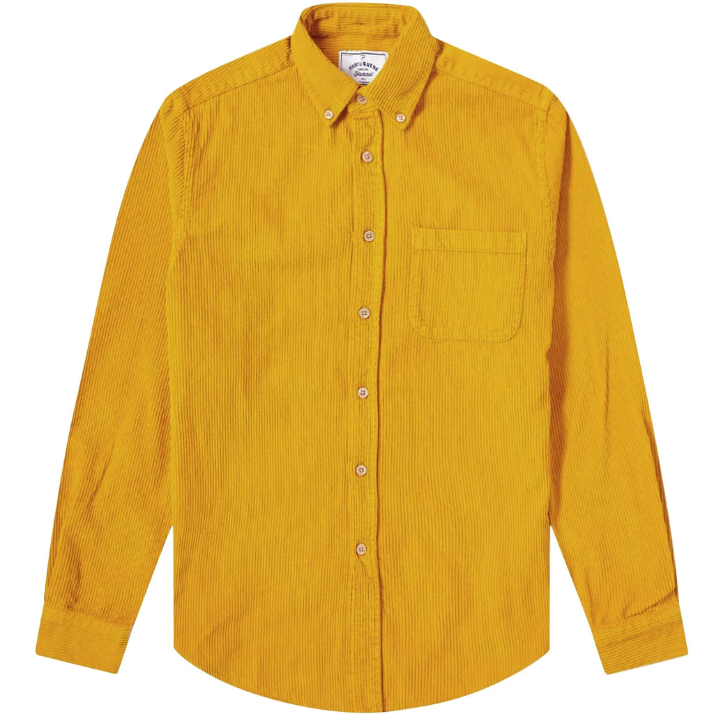 Portuguese Flannel Lobo Corduroy Shirt - Mustard