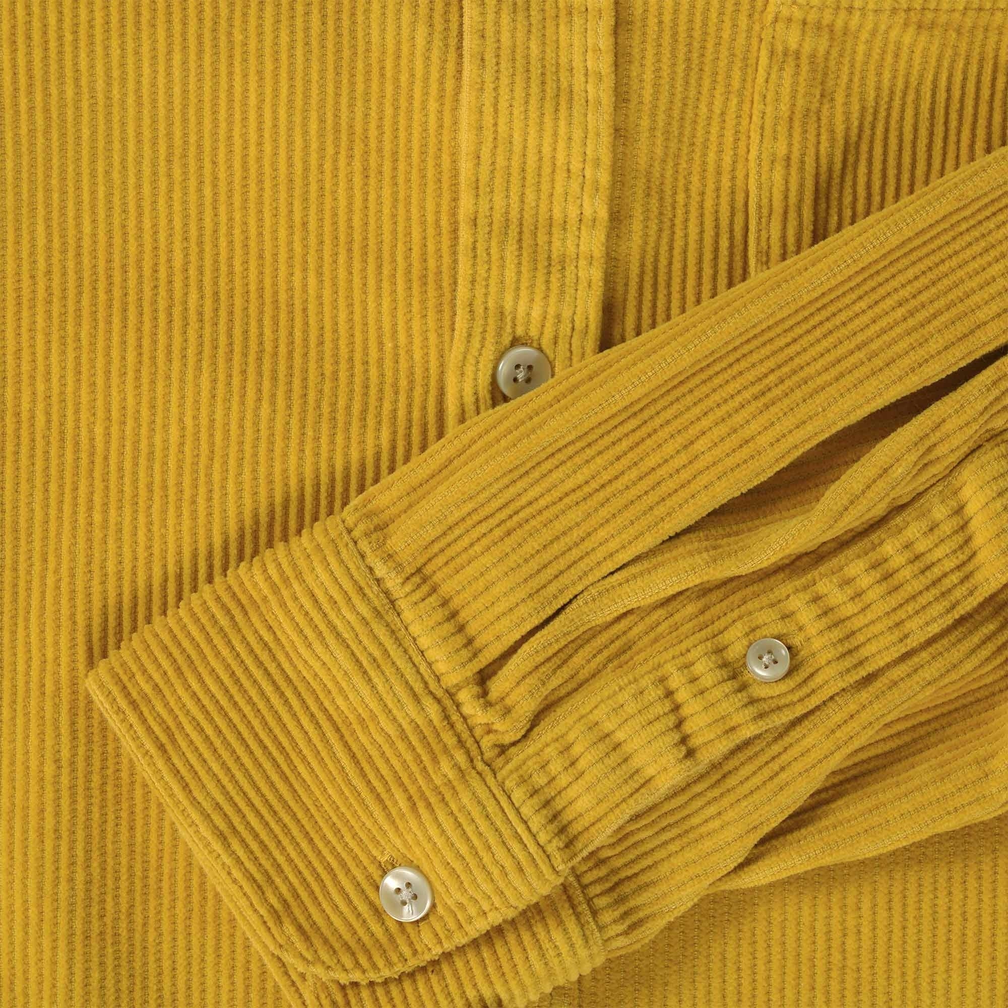 Portuguese Flannel Lobo Corduroy Shirt - Mustard