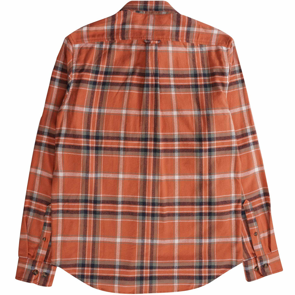 Timberland Heavy Flannel Check Shirt - Orange