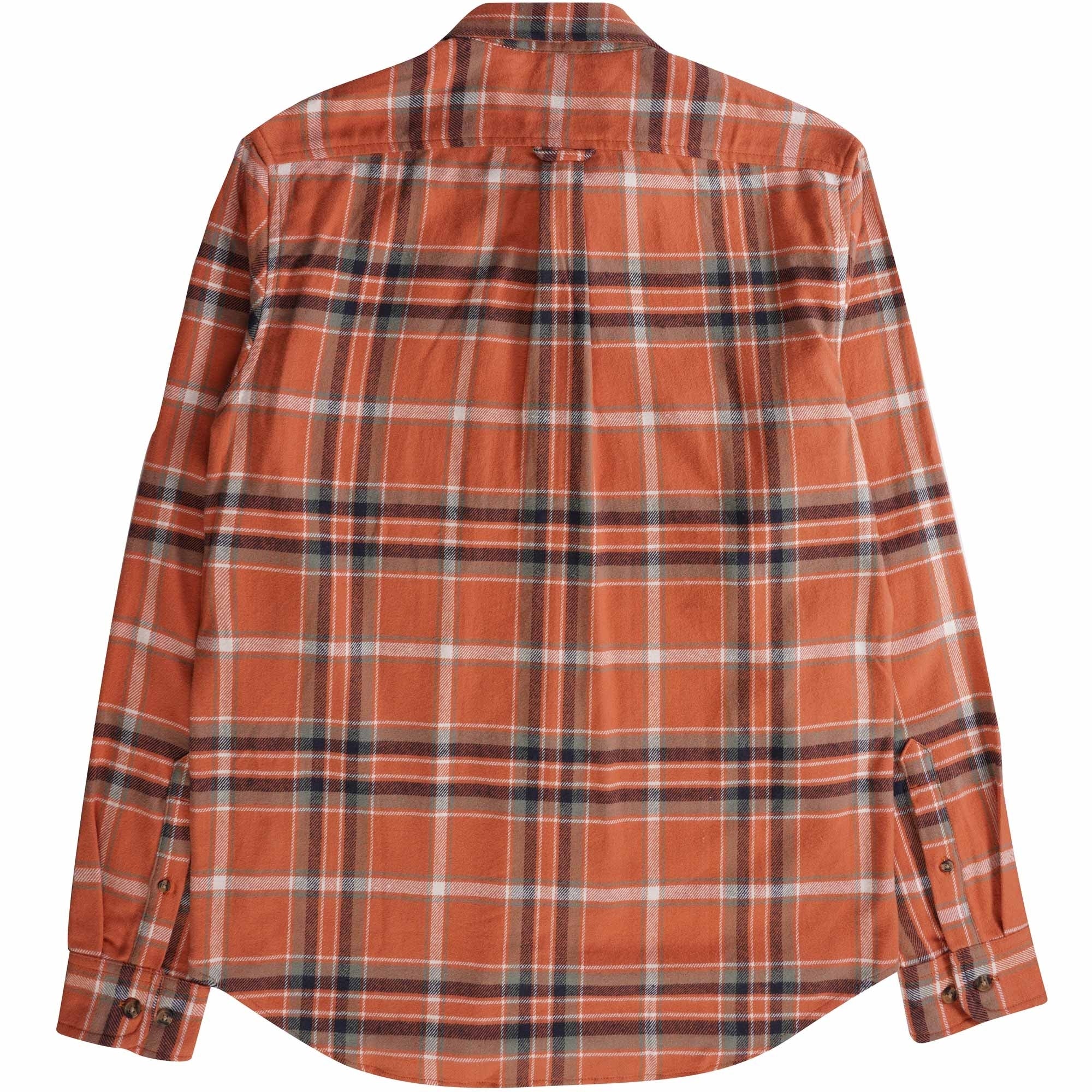 Timberland Heavy Flannel Check Shirt - Orange