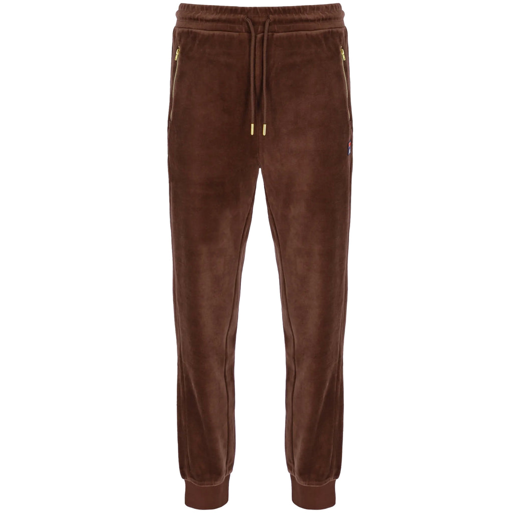 Fila Vintage Terence Velour Pant - Brown Stone