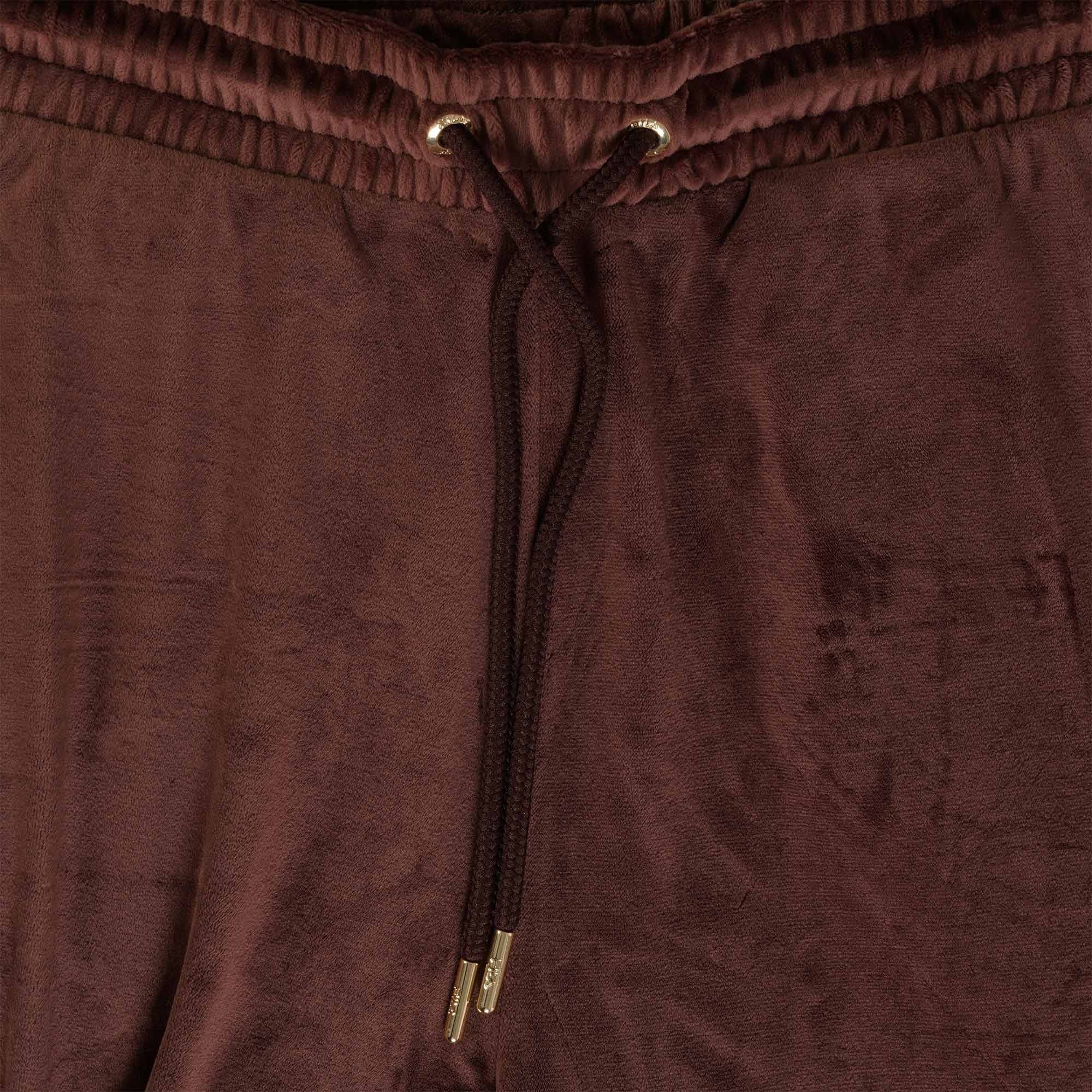 Fila Vintage Lir Velour Track Pant -  Brown Stone