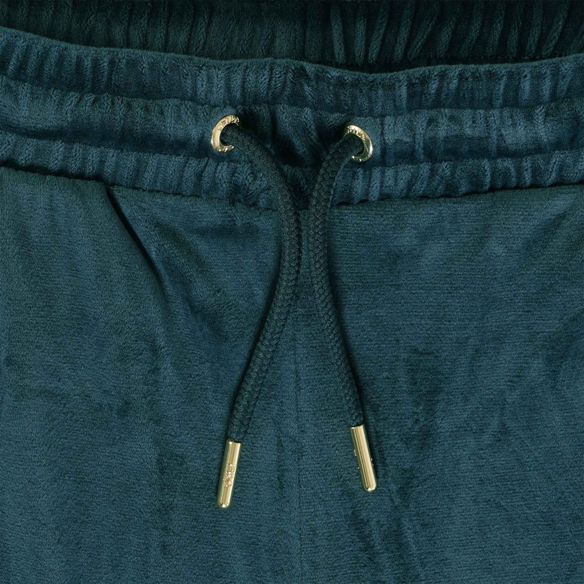 Fila Vintage Lir Velour Track Pant -  Dark Teal
