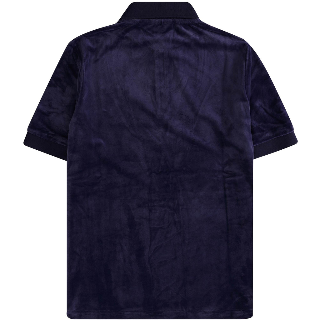 Fila Vintage Devon Velour Polo - Navy