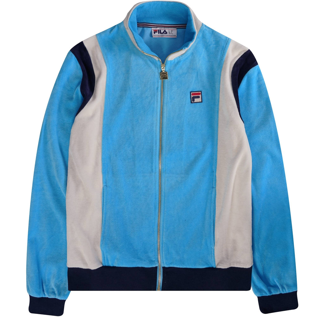 Fila Vintage Floyd Velour Jacket - Aquarius