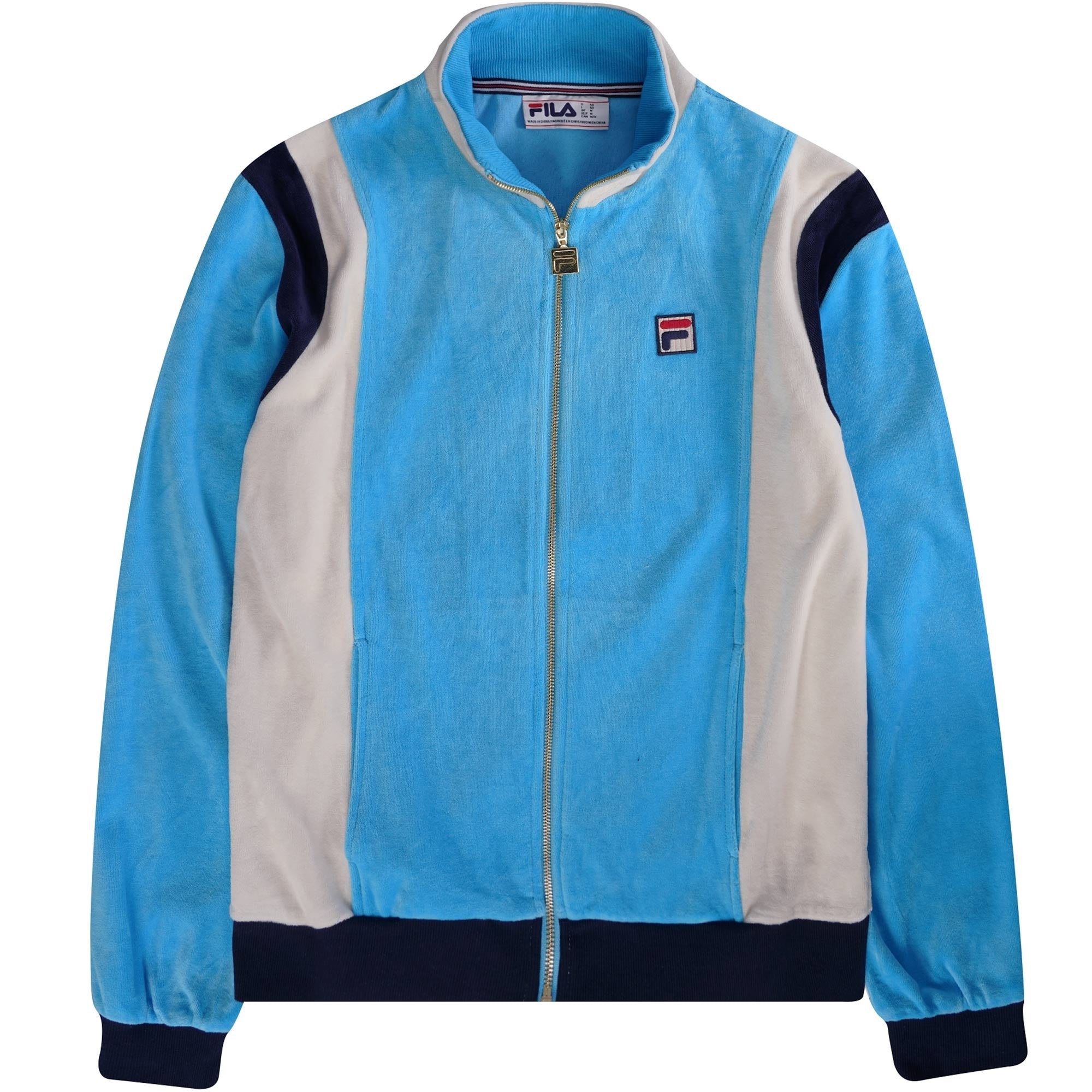 Fila Vintage Floyd Velour Jacket - Aquarius
