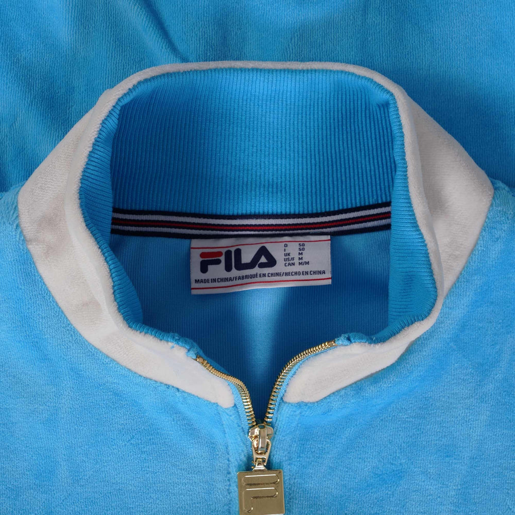 Fila Vintage Floyd Velour Jacket - Aquarius