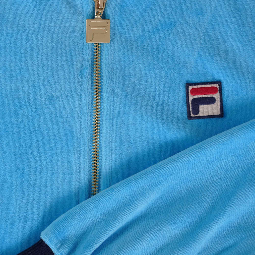 Fila Vintage Floyd Velour Jacket - Aquarius