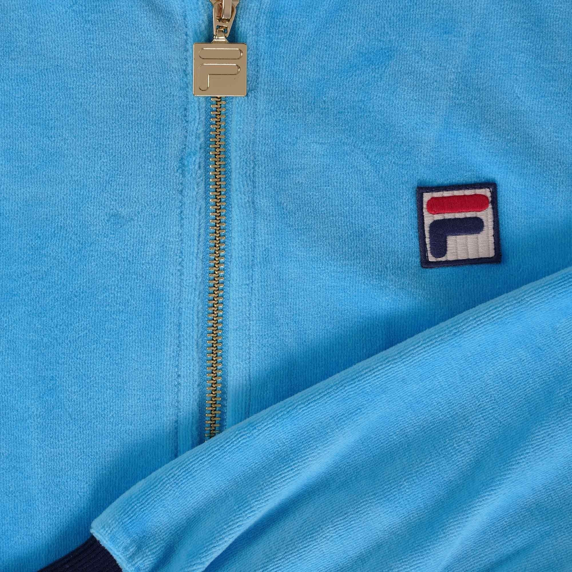 Fila Vintage Floyd Velour Jacket - Aquarius