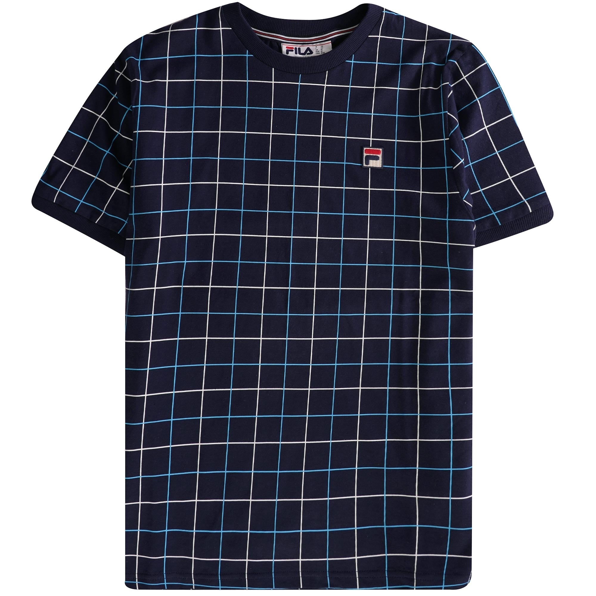 Fila Vintage Casbian Ringer T-Shirt - Navy