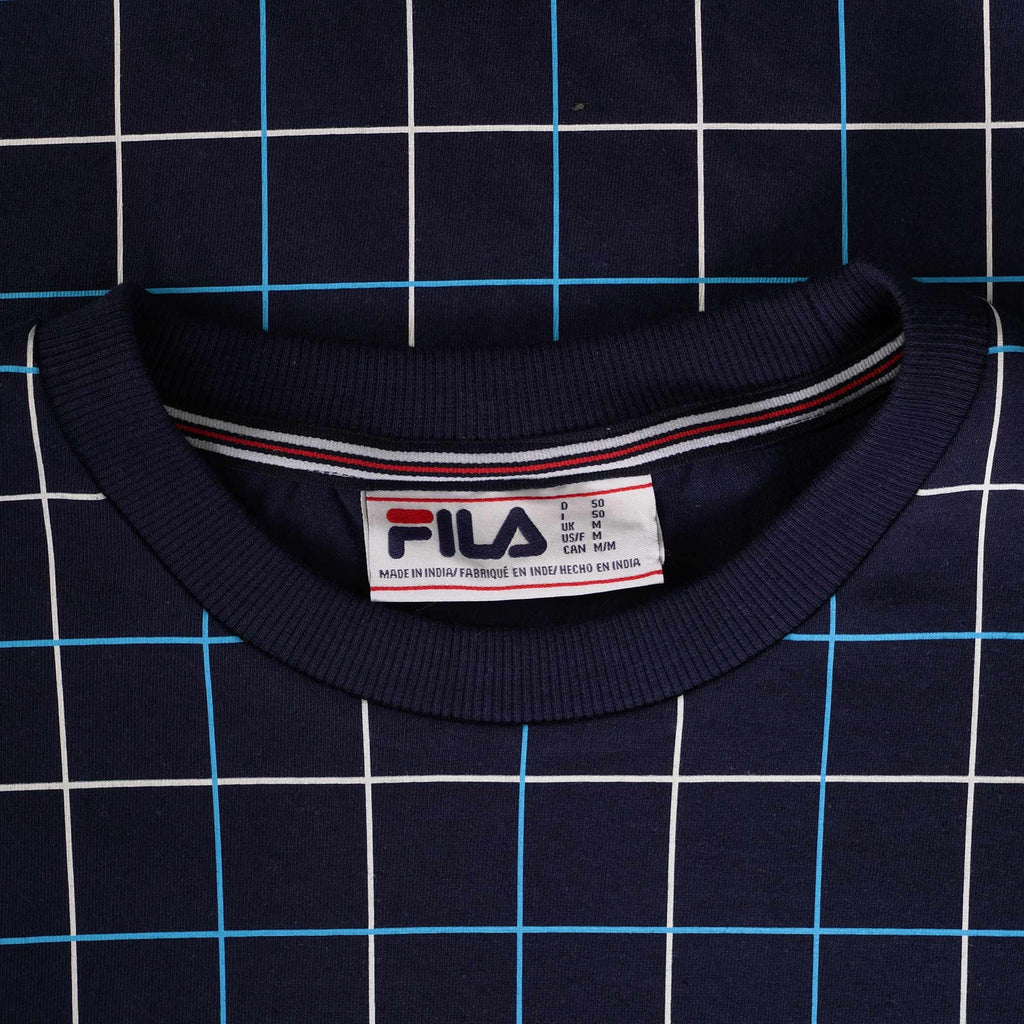 Fila Vintage Casbian Ringer T-Shirt - Navy