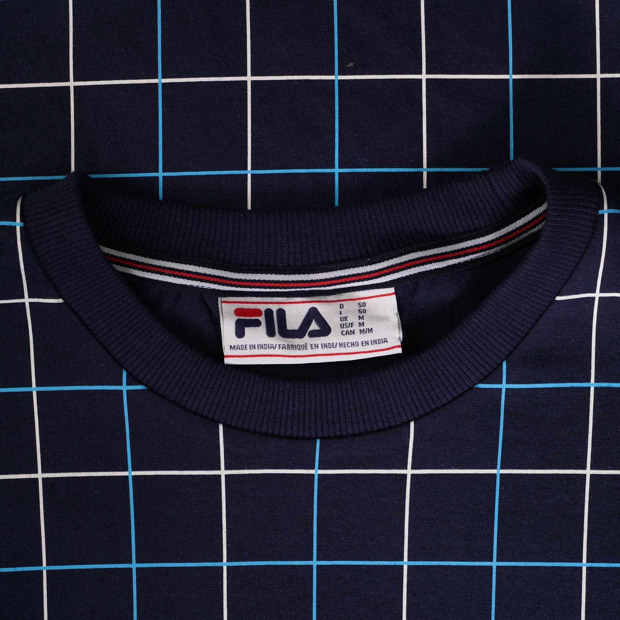 Fila Vintage Casbian Ringer T-Shirt - Navy