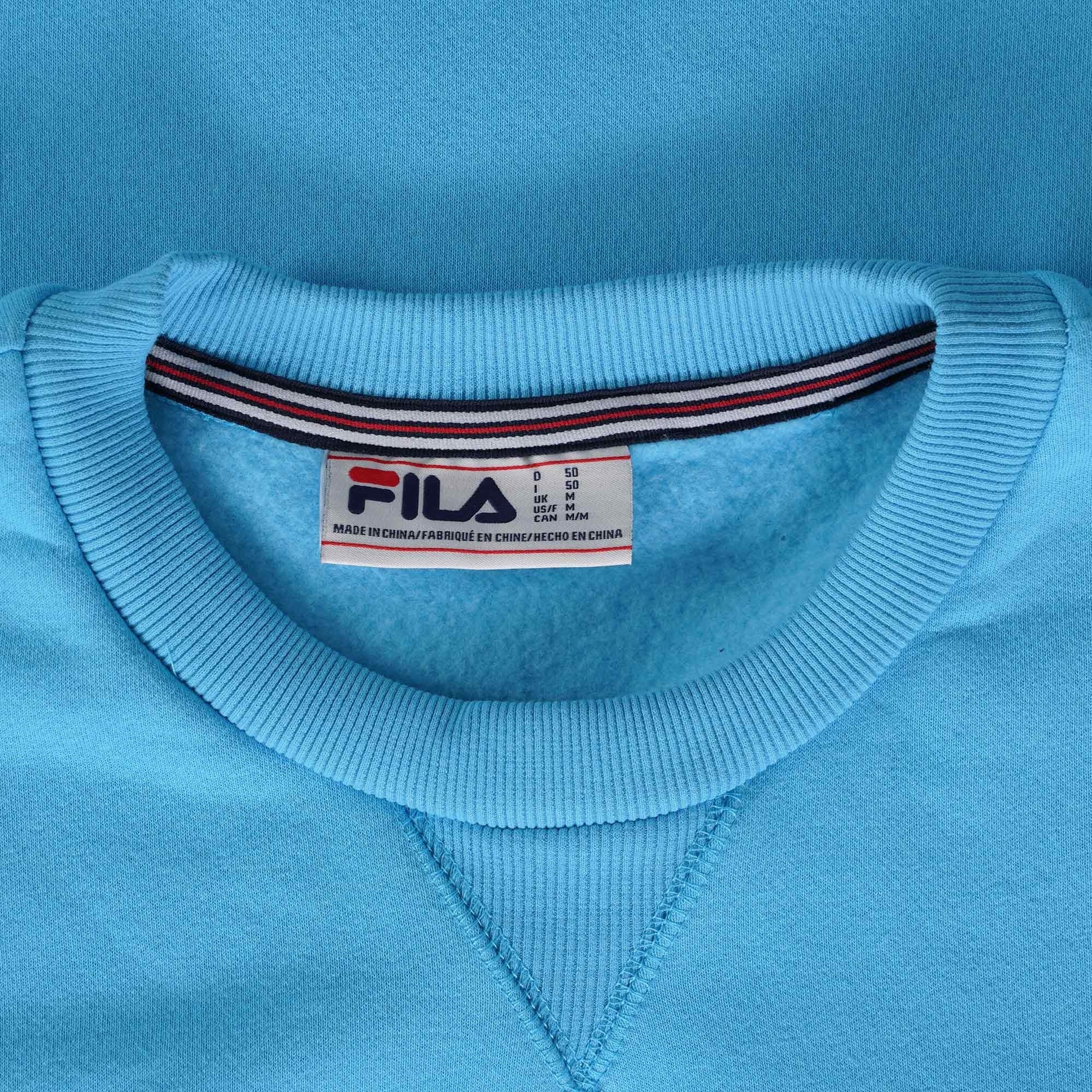 Fila Vintage Luka Essential Crew Neck - Aquarius