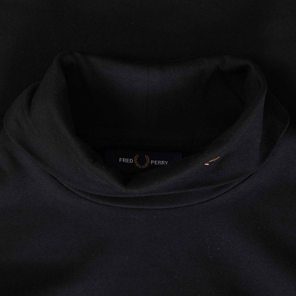 Fred Perry Roll Neck Top - Black