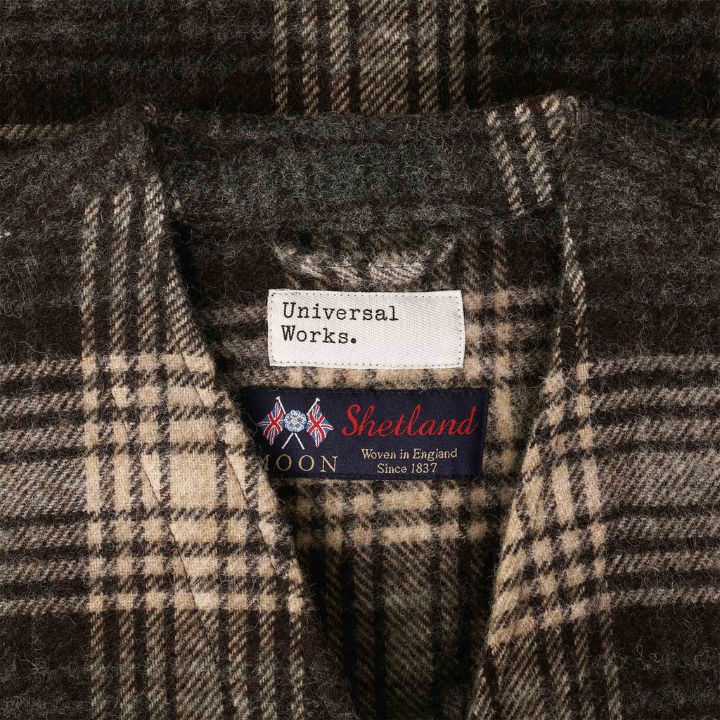 Universal Works Cabin Jacket - Brown Moon Check