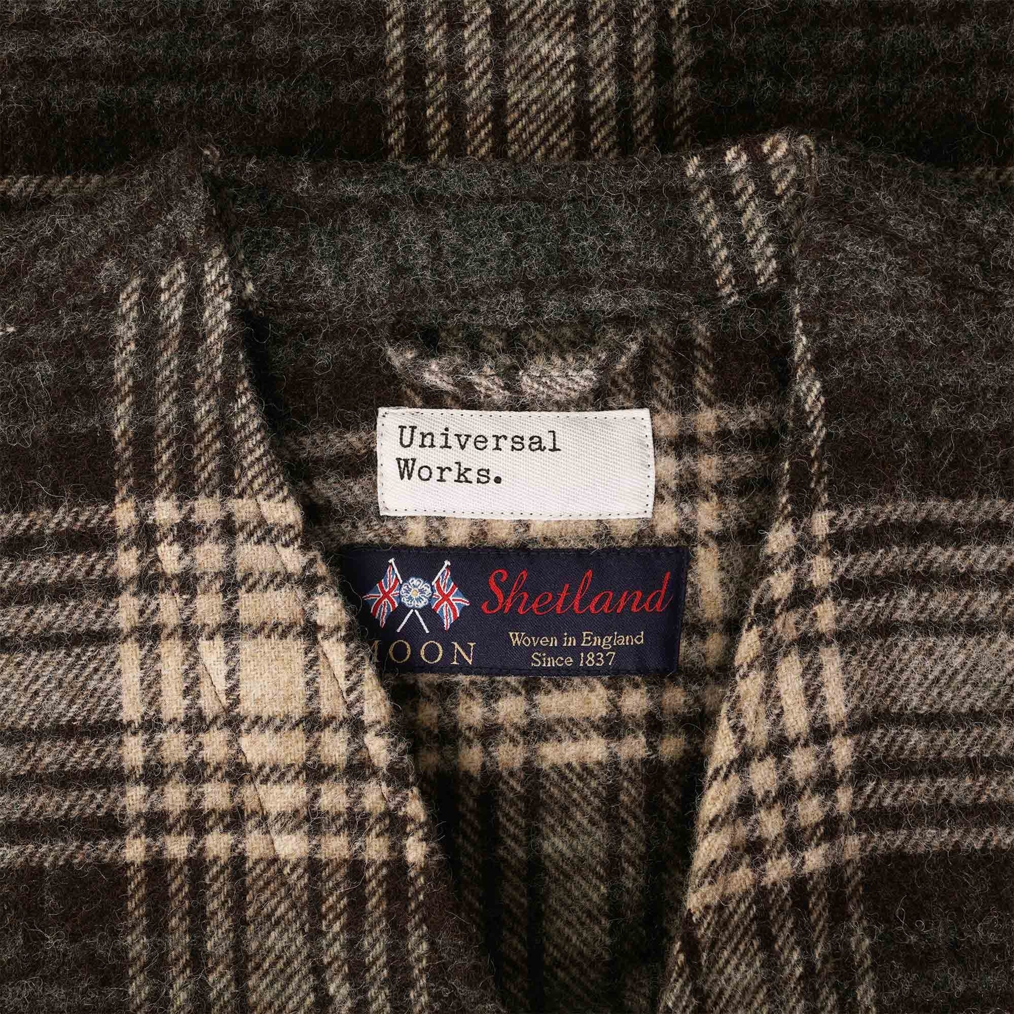 Universal Works Cabin Jacket - Brown Moon Check