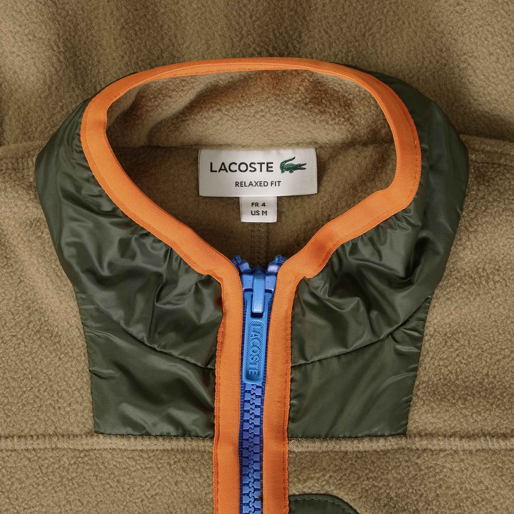 Lacoste Fleece Jacket - Brown