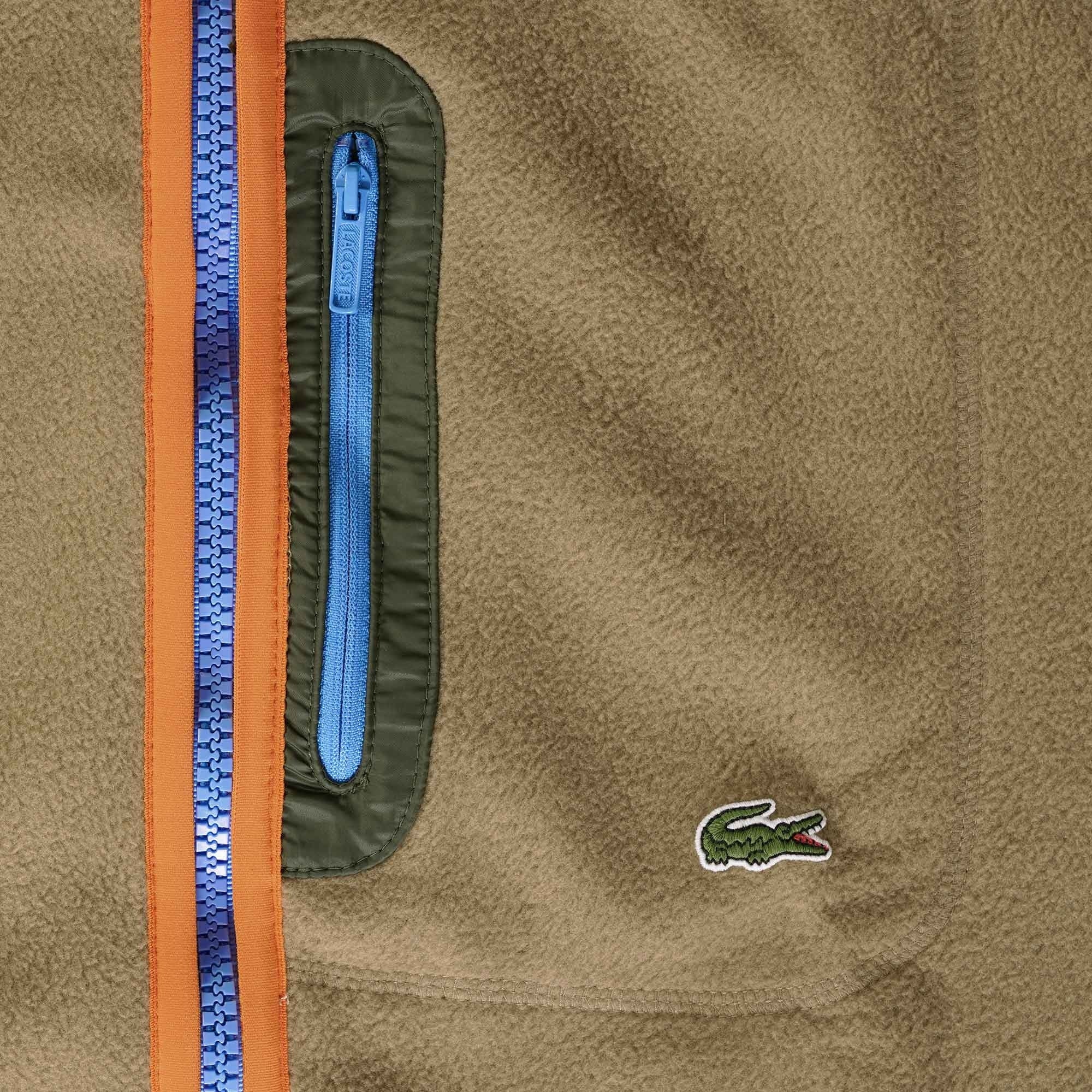 Lacoste Fleece Jacket - Brown