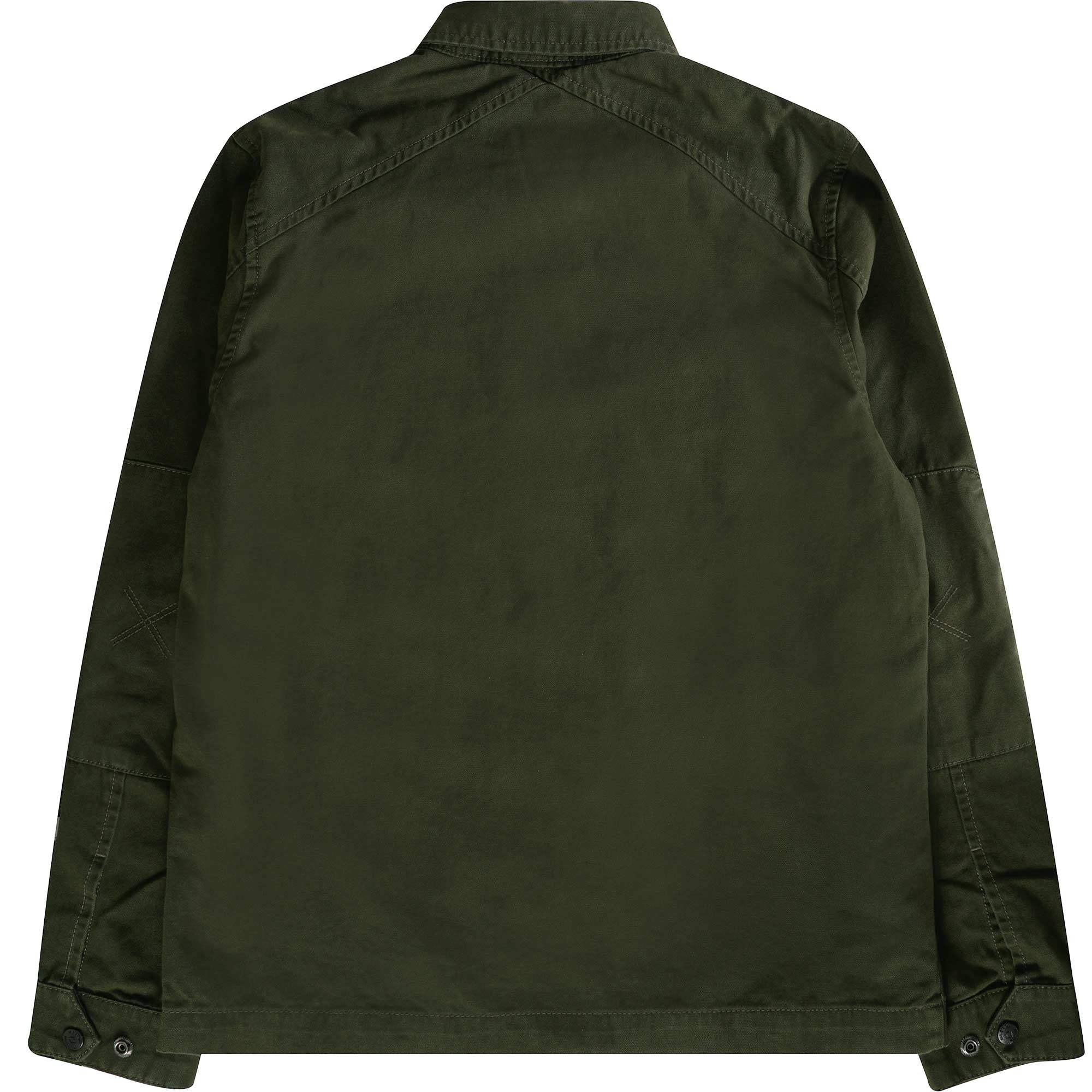 Ma Strum Zip Front Overshirt - Oil Slick